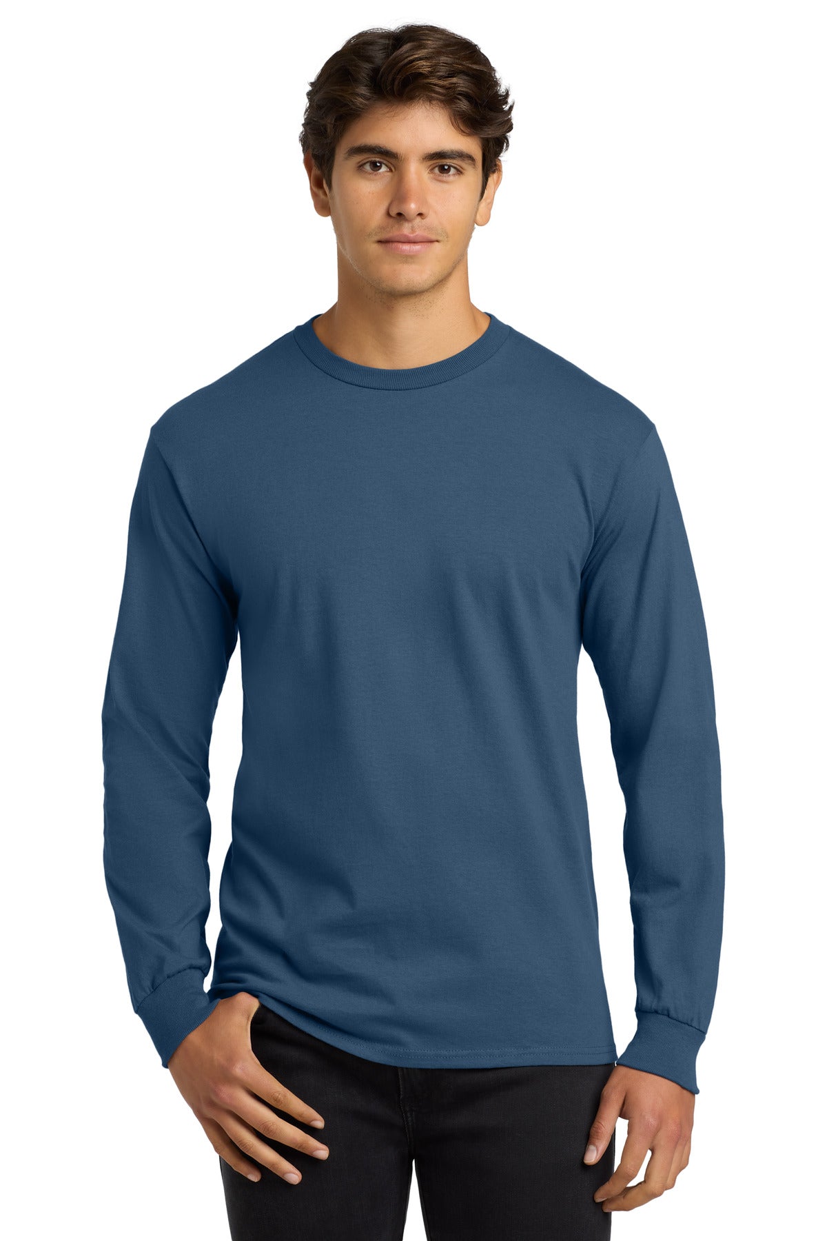Gildan   - Ultra Cotton   100% US Cotton Long Sleeve T-Shirt.  G2400