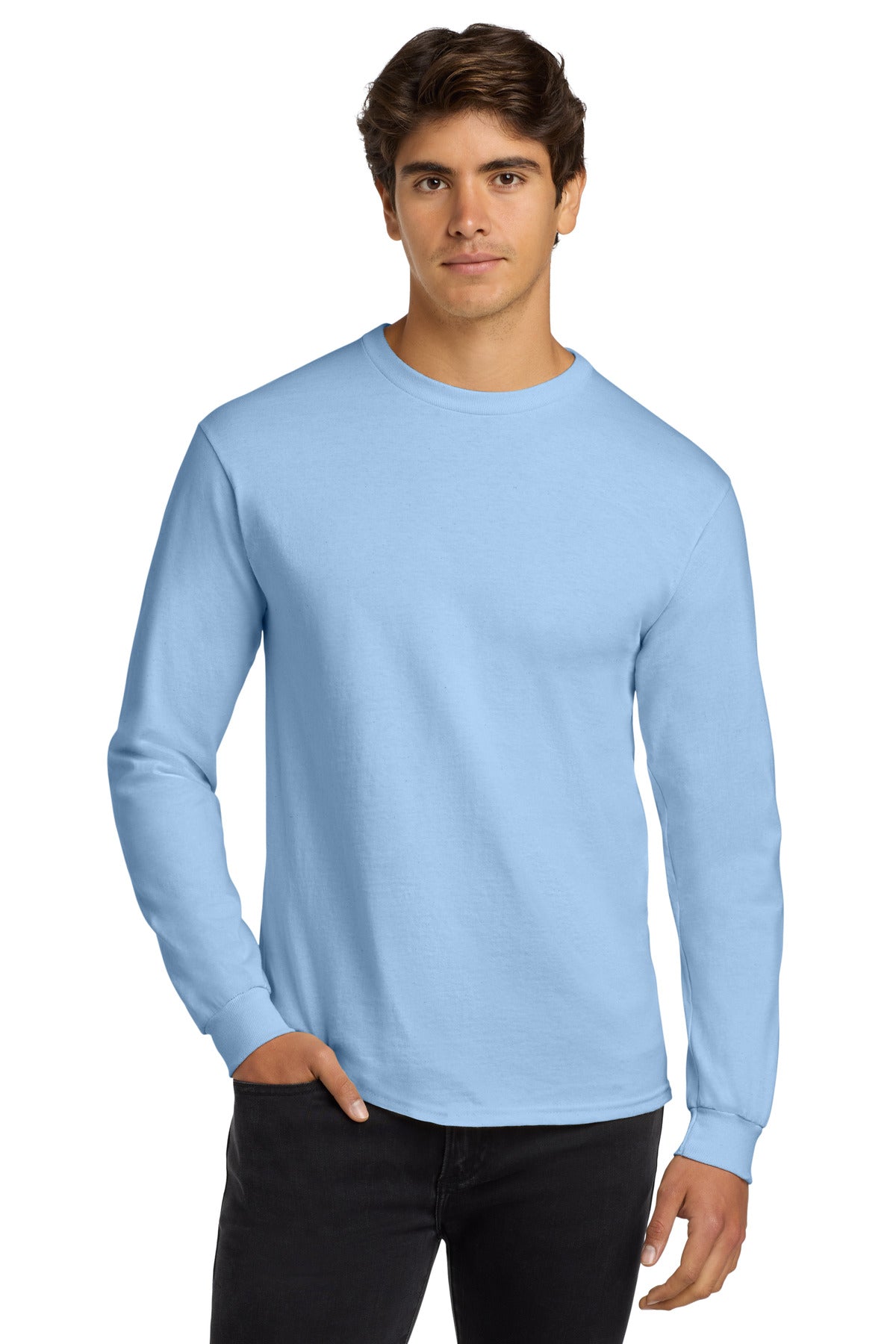 Gildan   - Ultra Cotton   100% US Cotton Long Sleeve T-Shirt.  G2400