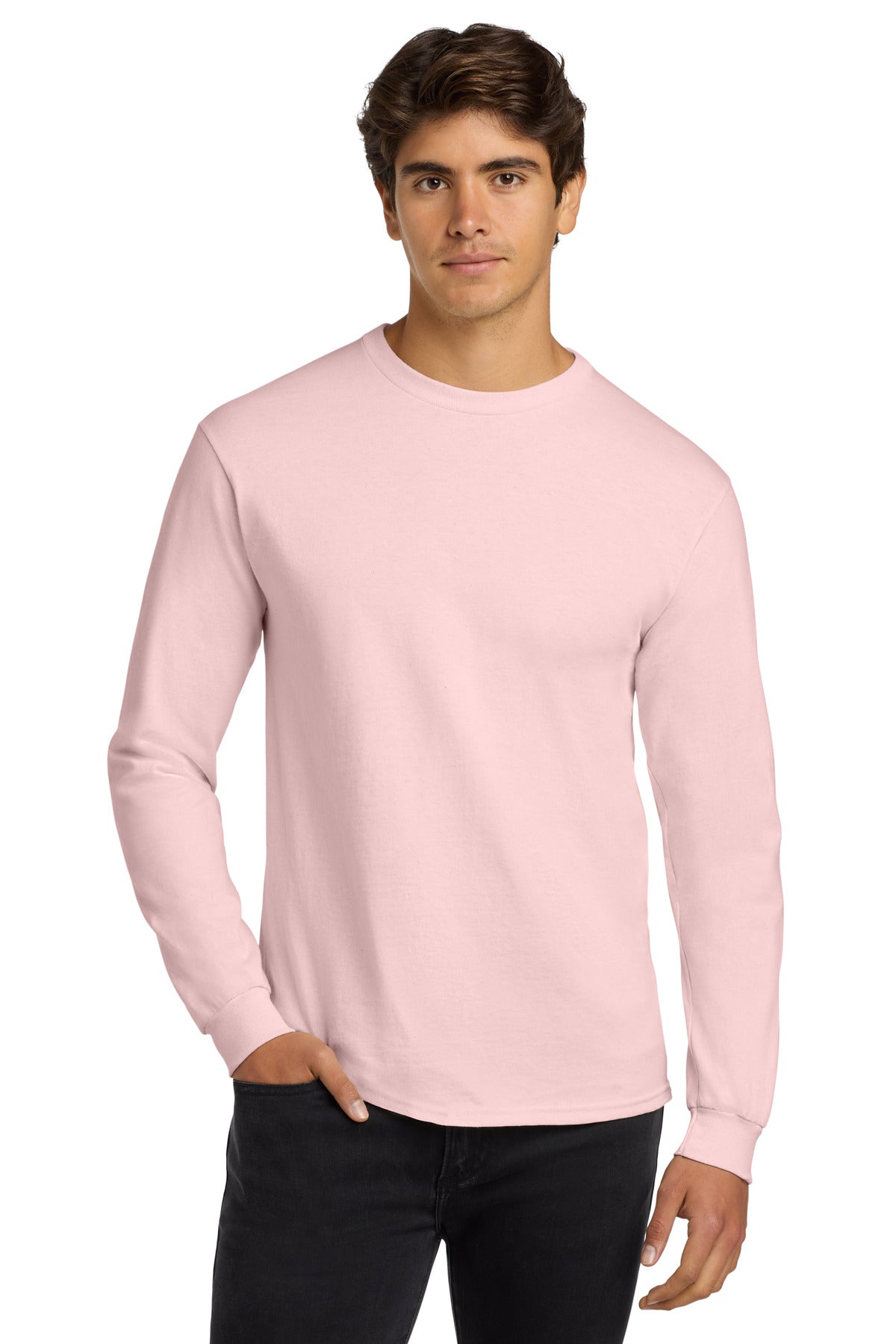Gildan   - Ultra Cotton   100% US Cotton Long Sleeve T-Shirt.  G2400