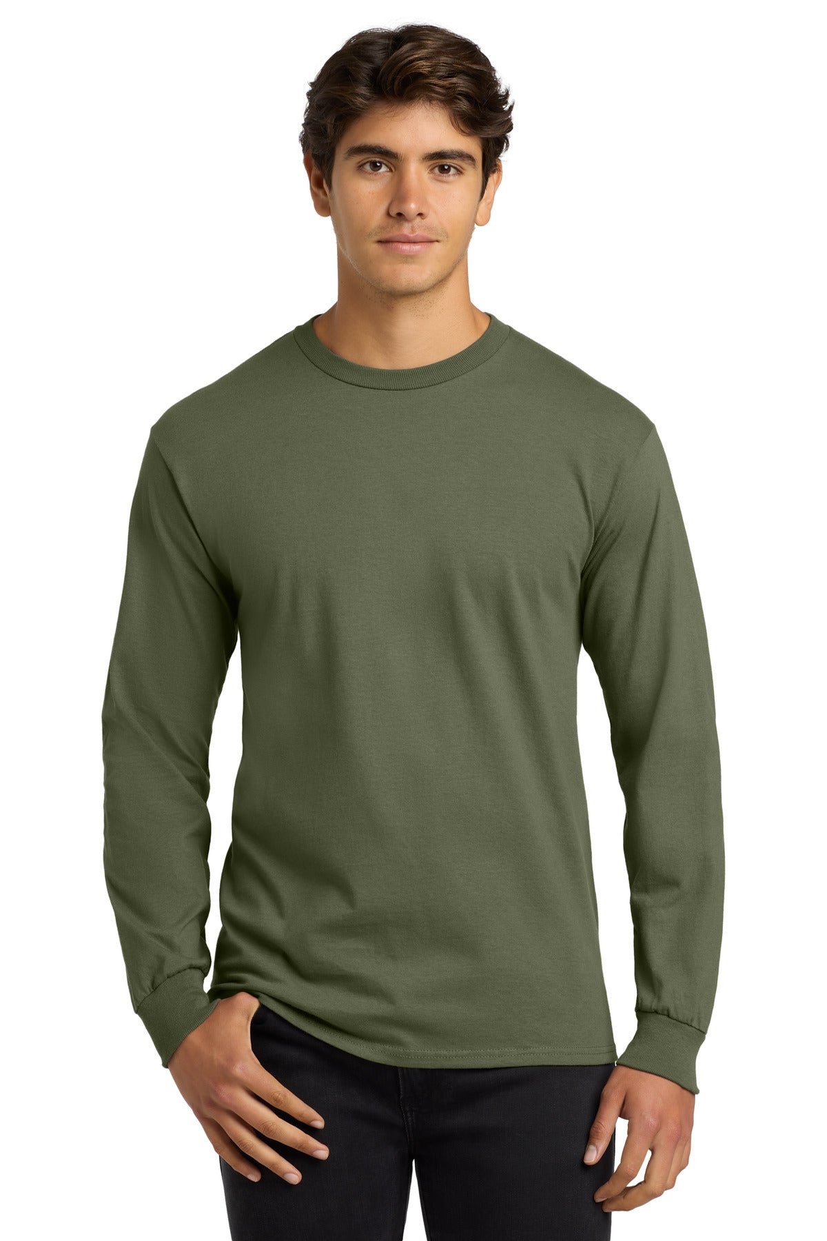 Gildan   - Ultra Cotton   100% US Cotton Long Sleeve T-Shirt.  G2400