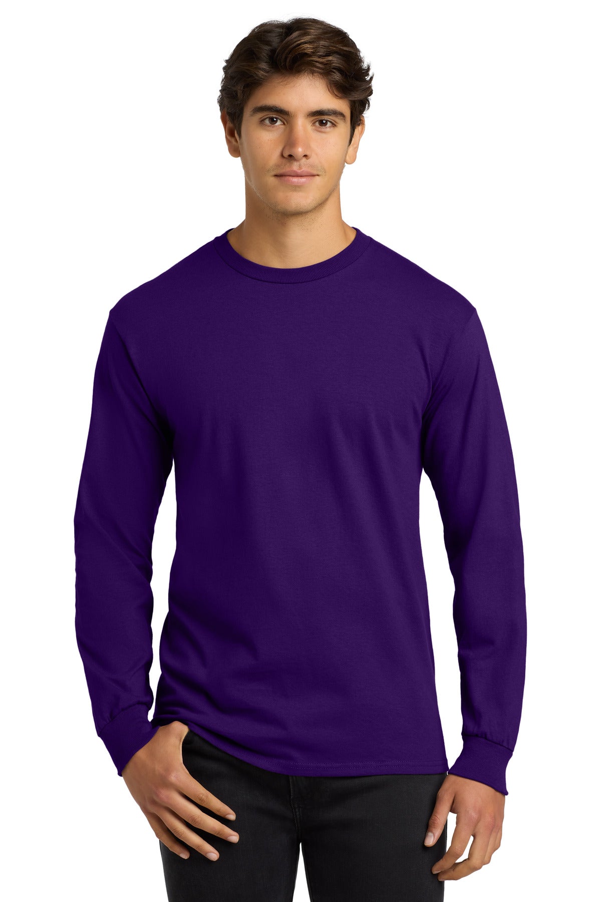 Gildan   - Ultra Cotton   100% US Cotton Long Sleeve T-Shirt.  G2400