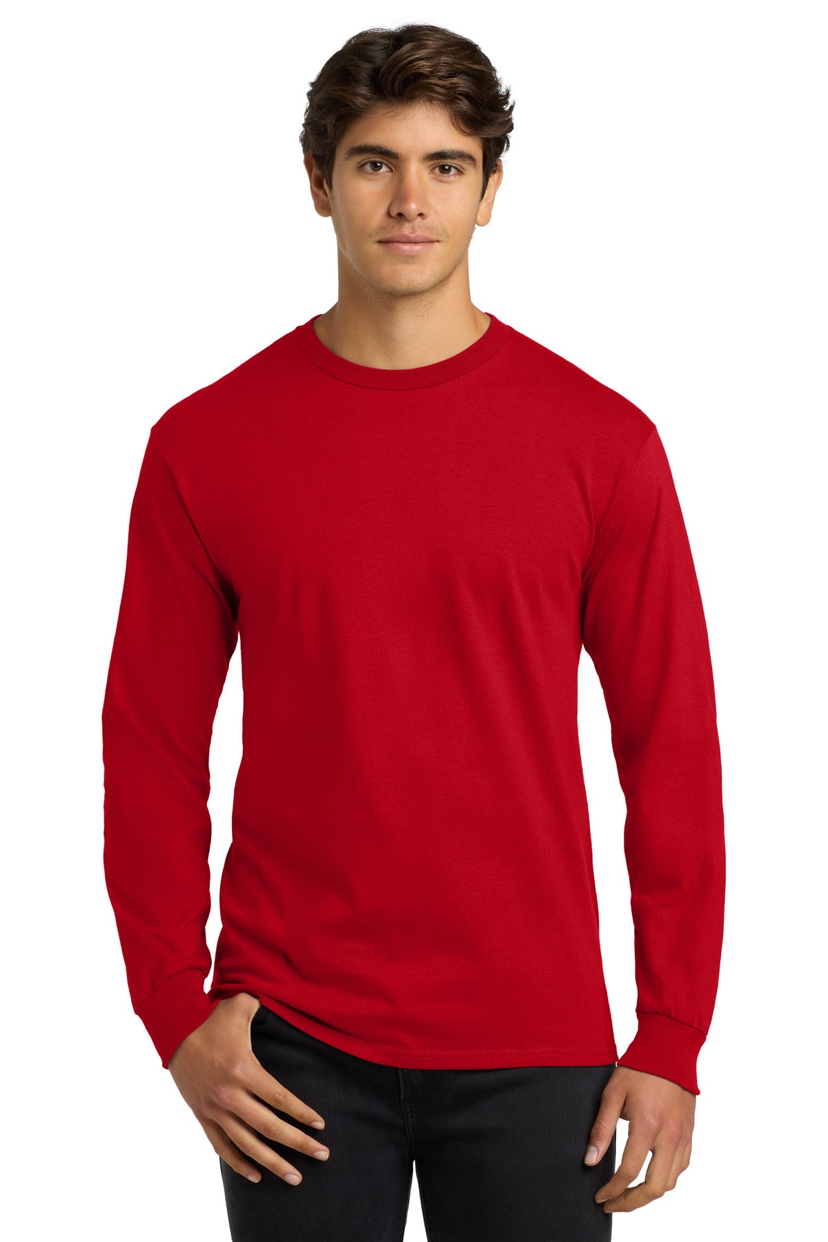 Gildan   - Ultra Cotton   100% US Cotton Long Sleeve T-Shirt.  G2400