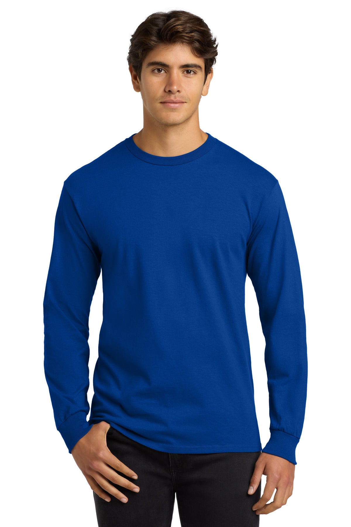 Gildan   - Ultra Cotton   100% US Cotton Long Sleeve T-Shirt.  G2400