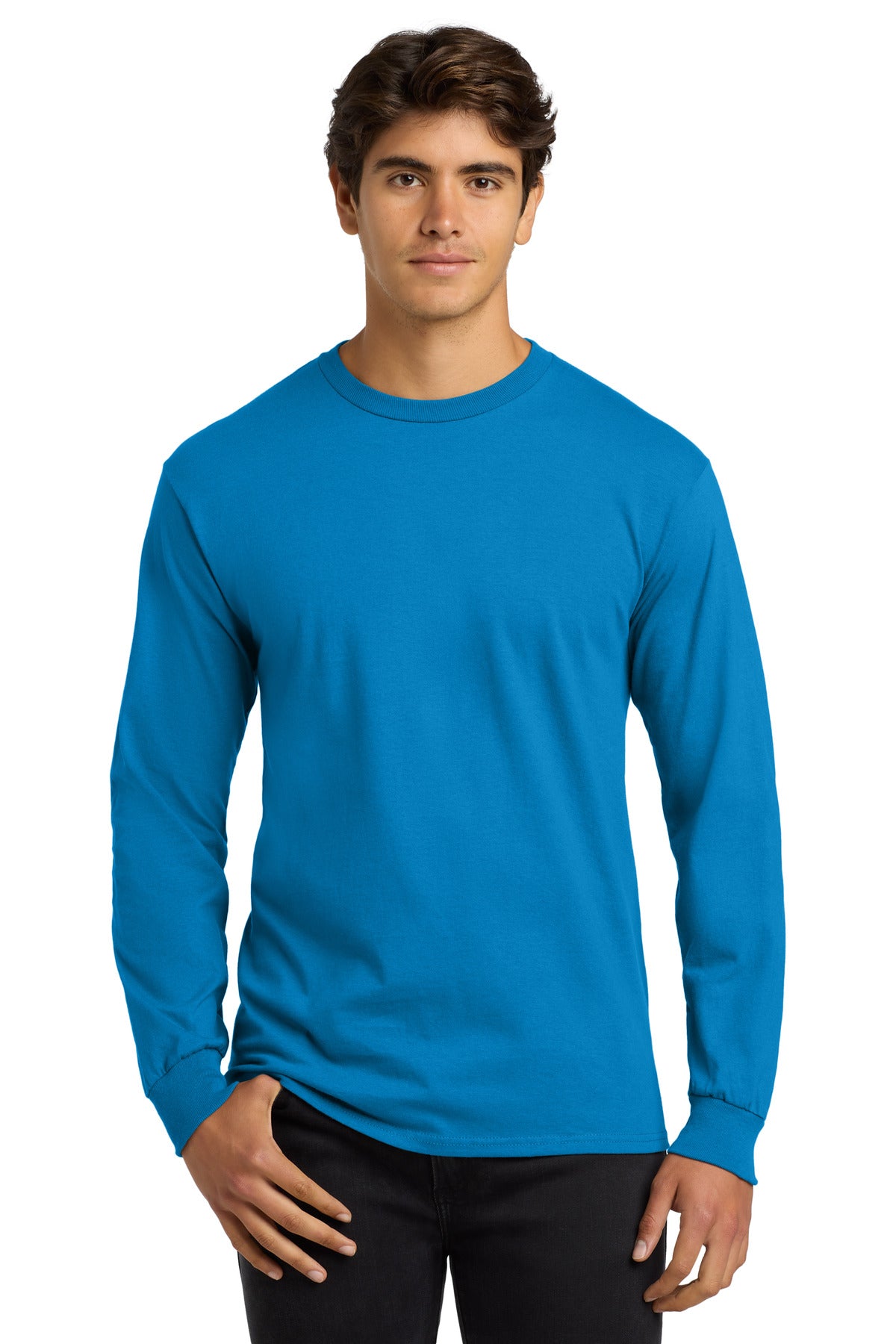 Gildan   - Ultra Cotton   100% US Cotton Long Sleeve T-Shirt.  G2400