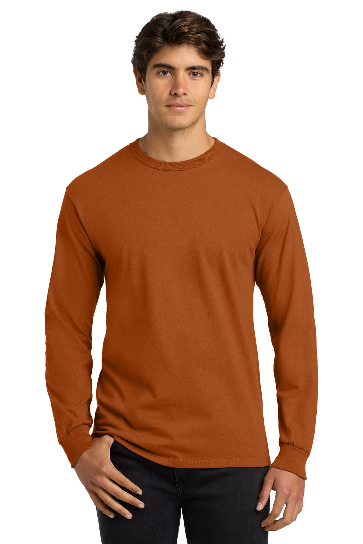 Gildan   - Ultra Cotton   100% US Cotton Long Sleeve T-Shirt.  G2400
