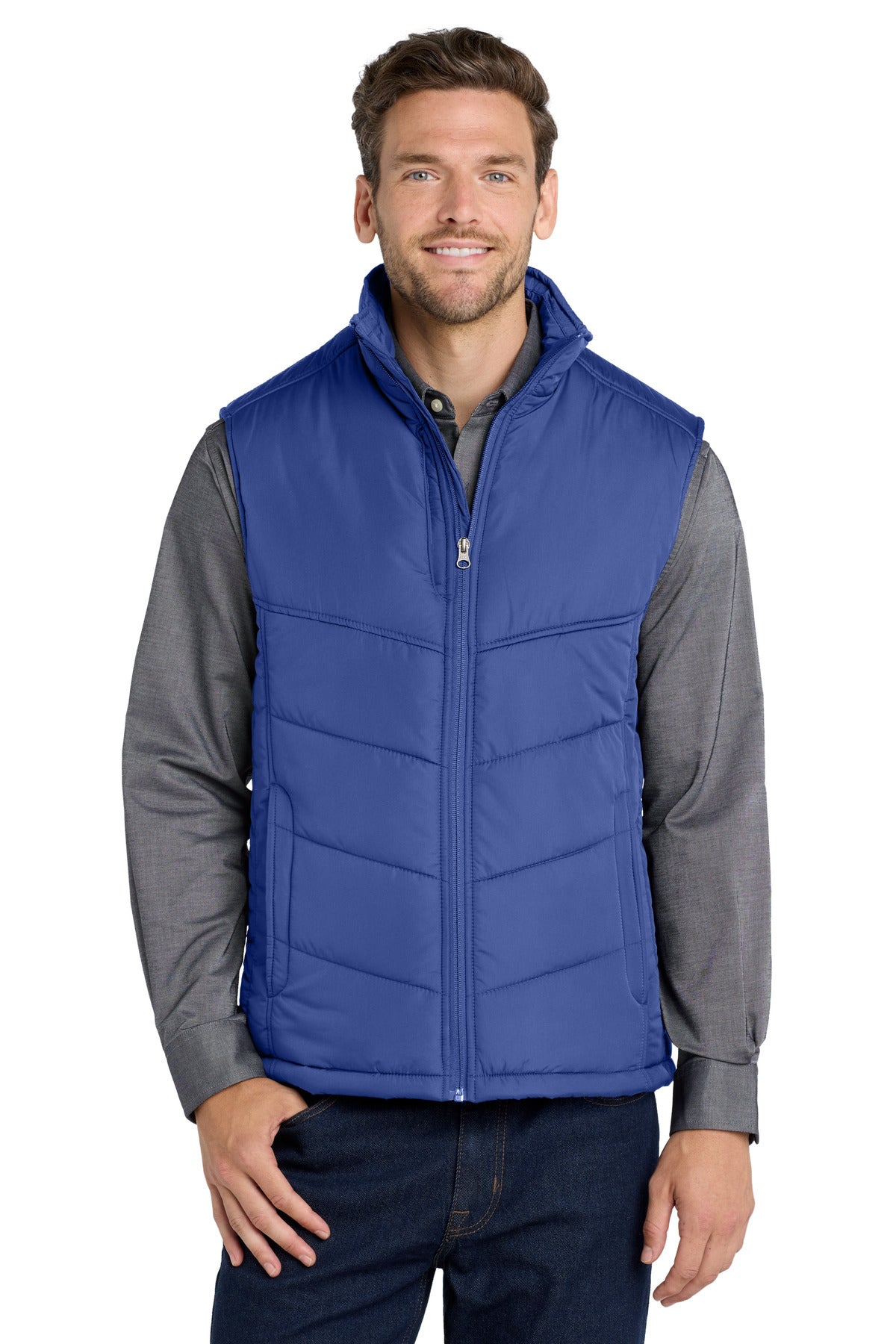 Port Authority   Puffy Vest. J709