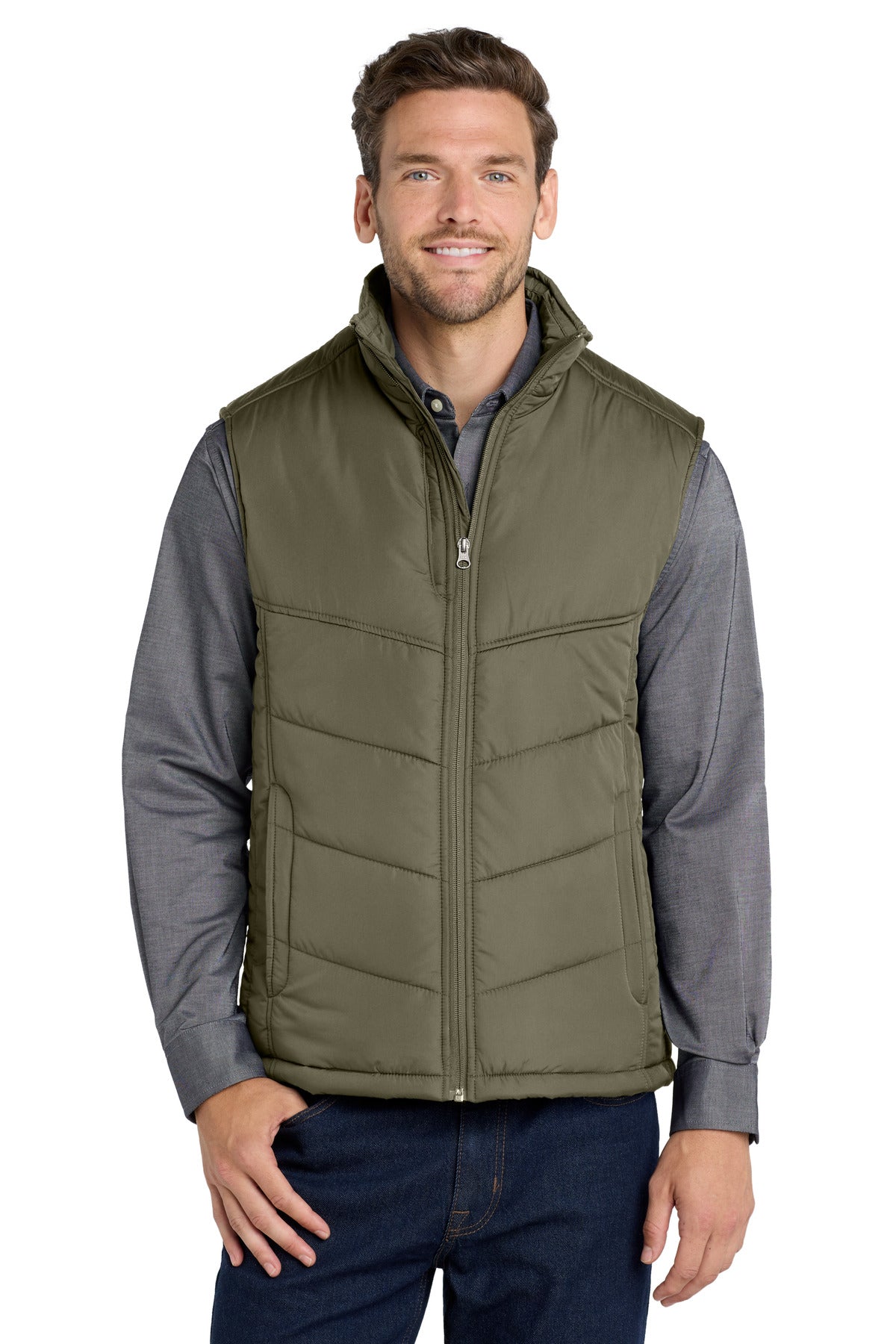 Port Authority   Puffy Vest. J709