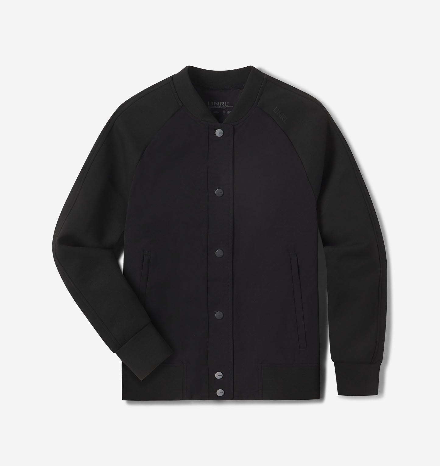 UNRL Womens Jetset Bomber Jacket Ã¢â‚¬â€œ Black
