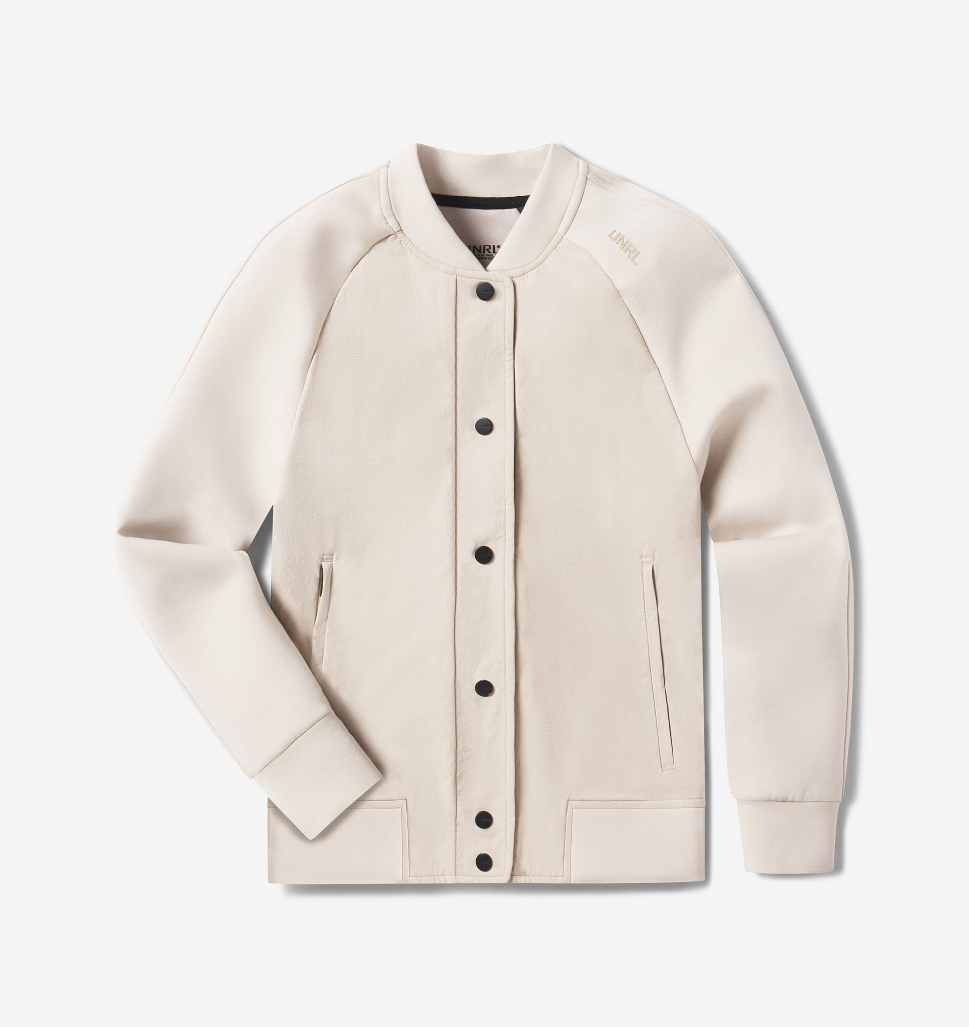 UNRL Womens Jetset Bomber Jacket Ã¢â‚¬â€œ Sand