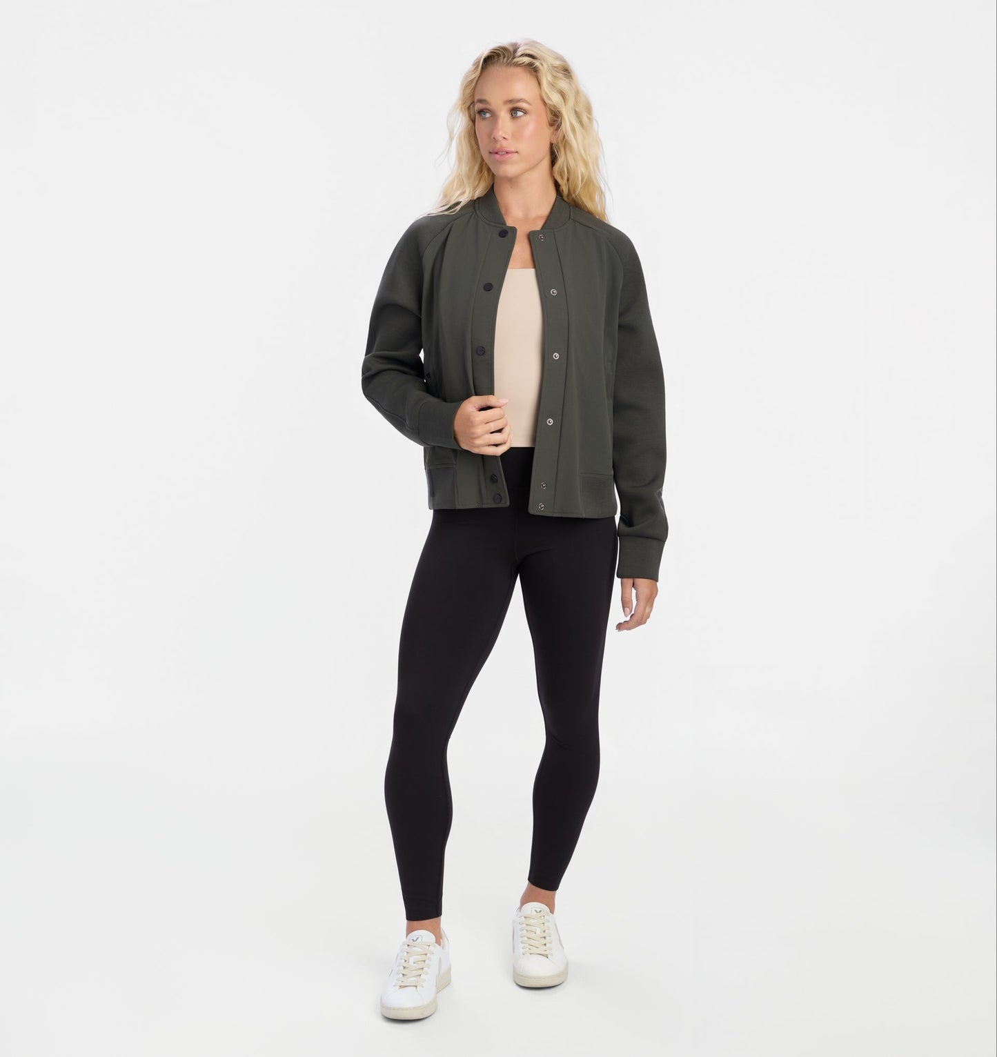 UNRL Women's Jetset Bomber Jacket | Add Your Logo