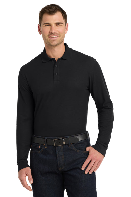 Port Authority   Long Sleeve Core Classic Pique Polo. K100LS