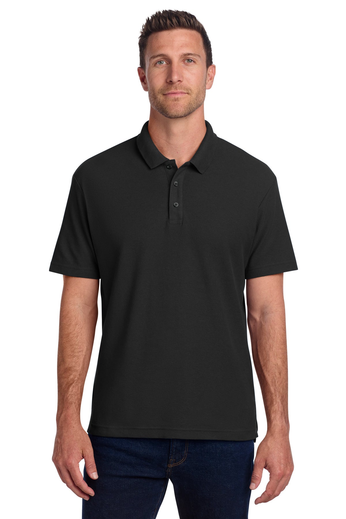Port Authority   C-FREE   Cotton Blend Pique Polo K867