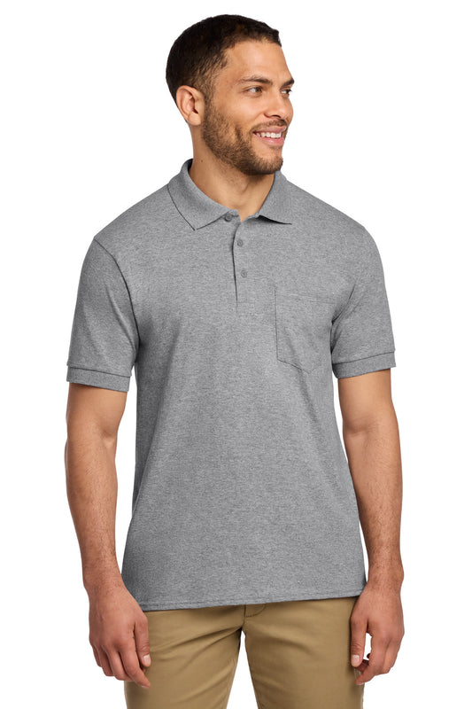 Port & Co ®  Core Blend Jersey Knit Pocket Polo. KP55P | Add Your Logo
