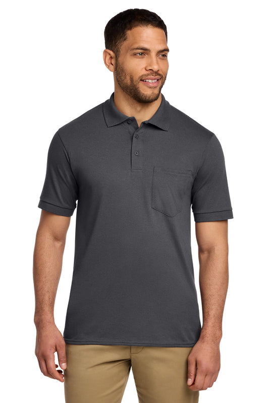 Port & Co ®  Core Blend Jersey Knit Pocket Polo. KP55P | Add Your Logo