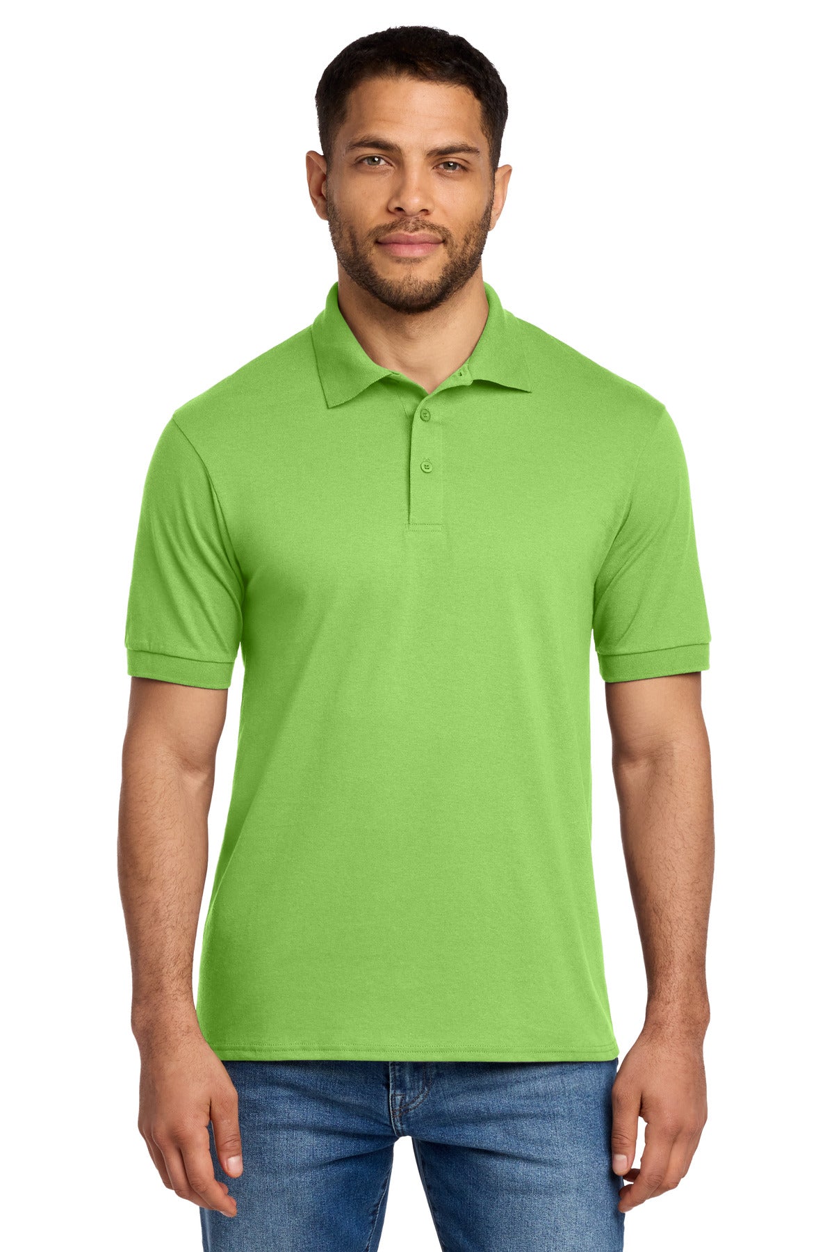 Port & Co ®  Tall Core Blend Jersey Knit Polo. KP55T | Add Your Logo