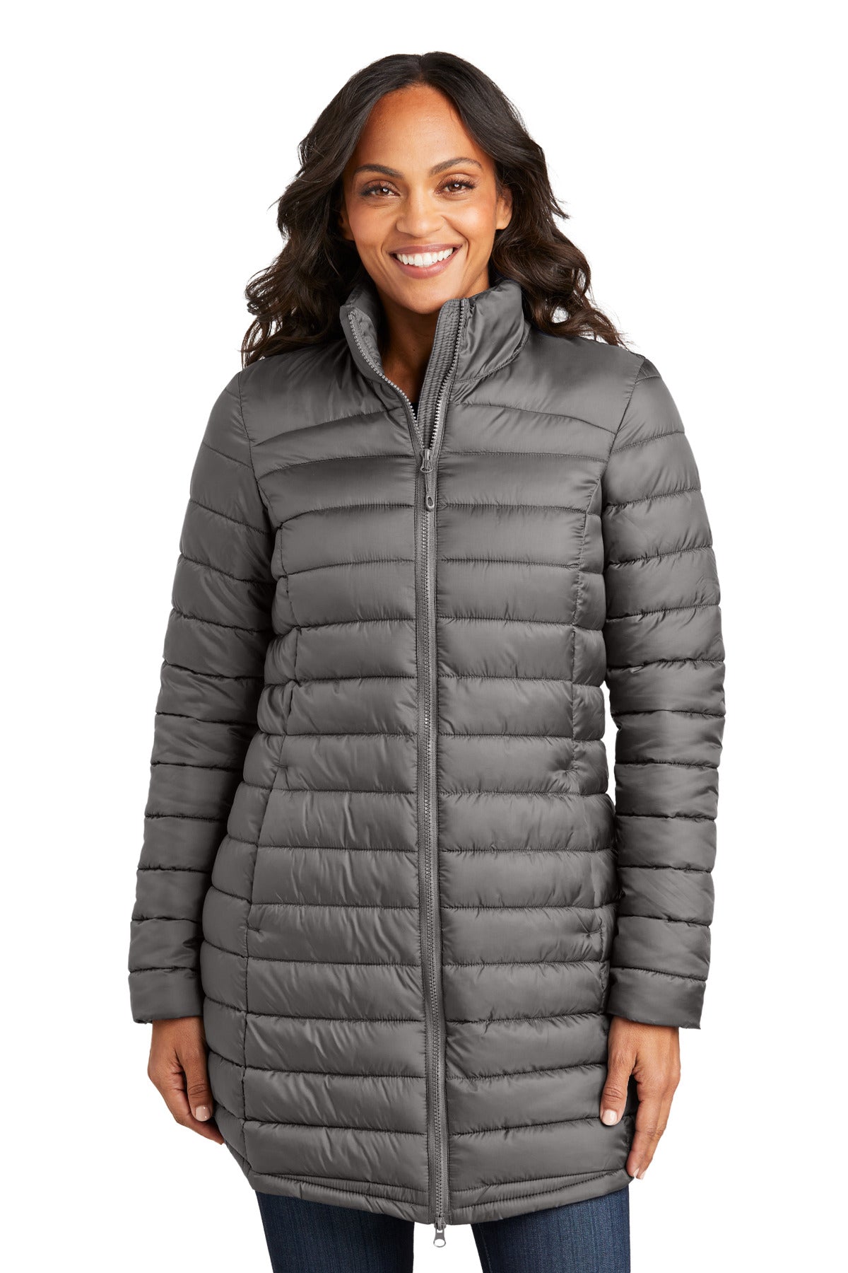 Port Authority   Women's Horizon Puffy Long Jacket L365