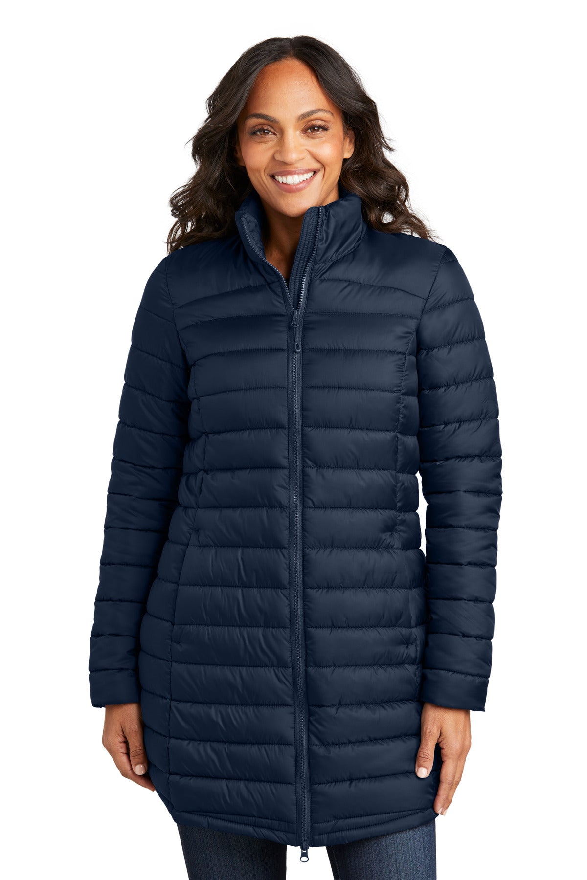 Port Authority   Women's Horizon Puffy Long Jacket L365