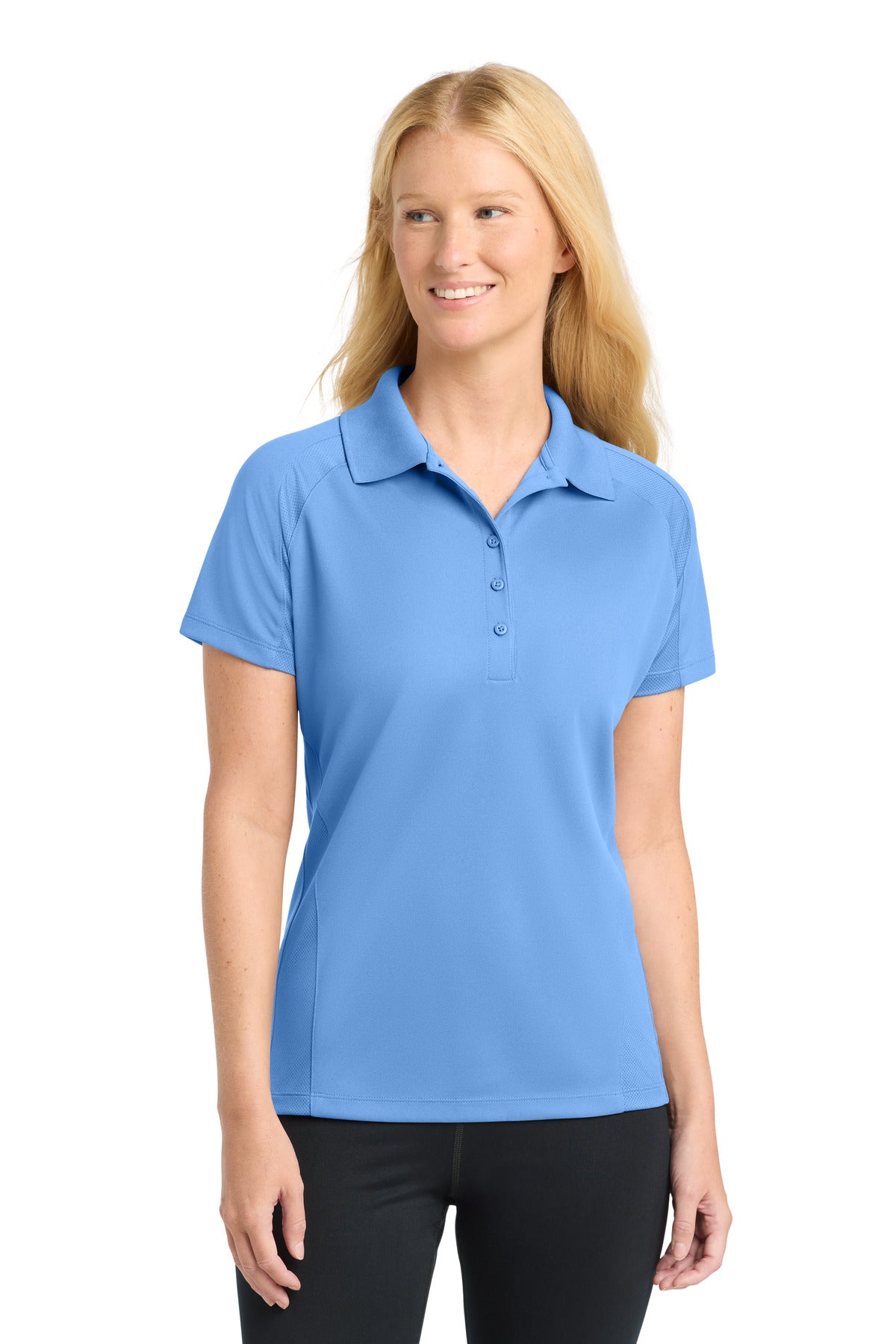 Sport-Tek   Women's Dri-Mesh   Pro Polo. L474