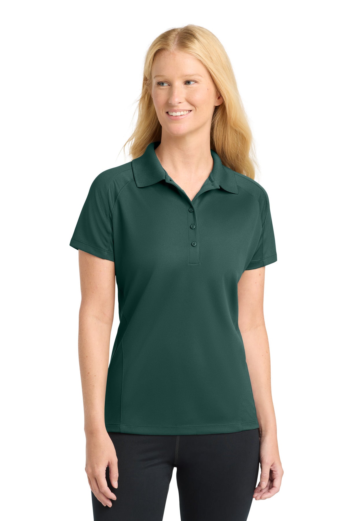 Sport-Tek   Women's Dri-Mesh   Pro Polo L474