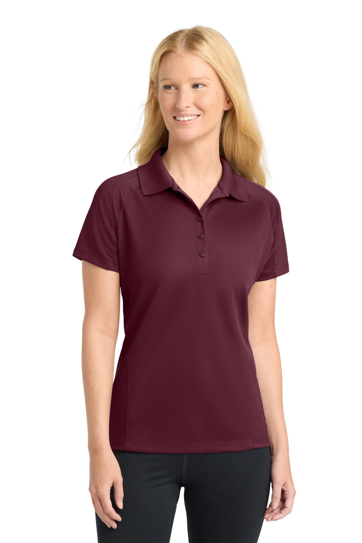 Sport-Tek   Women's Dri-Mesh   Pro Polo L474
