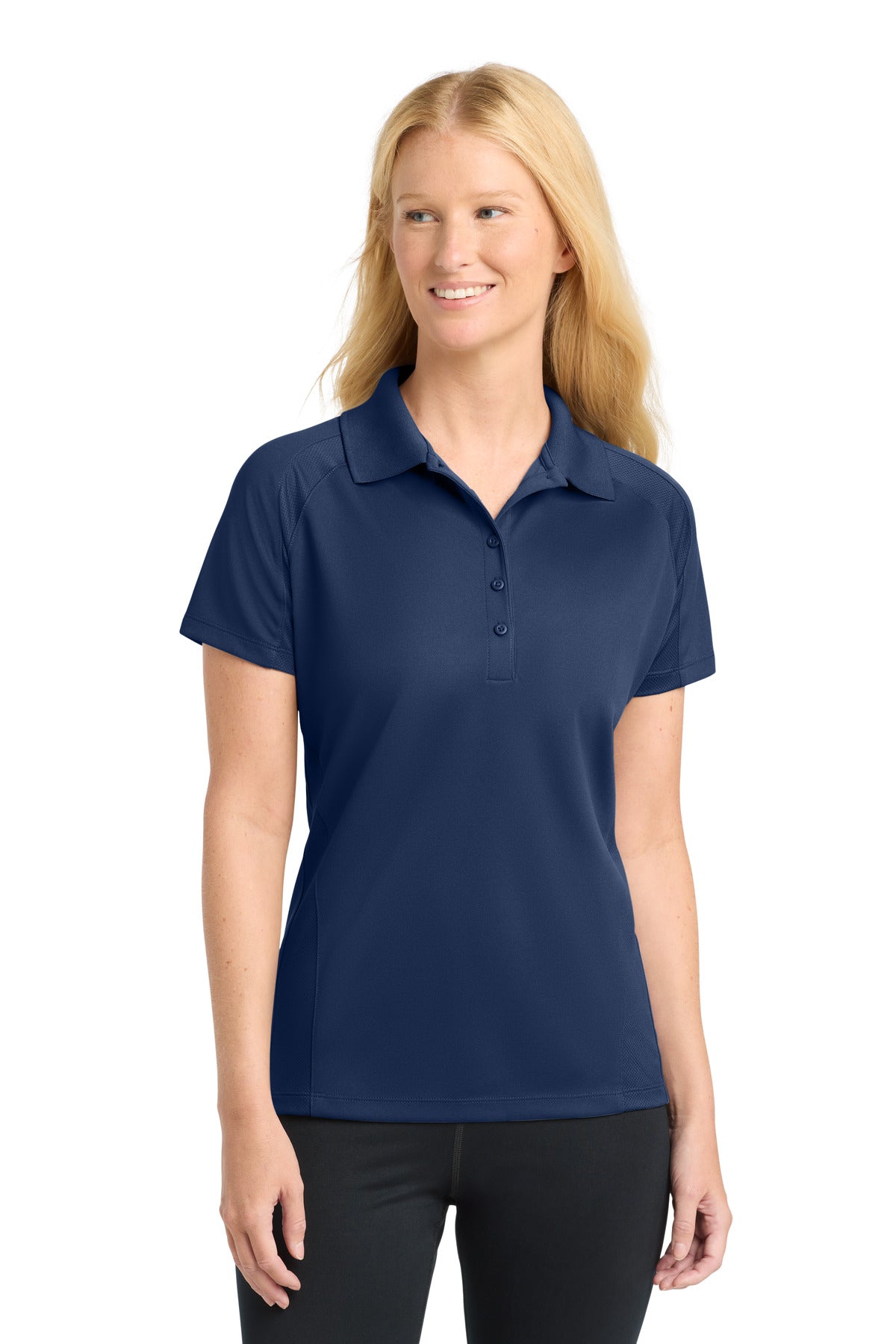 Sport-Tek   Women's Dri-Mesh   Pro Polo L474