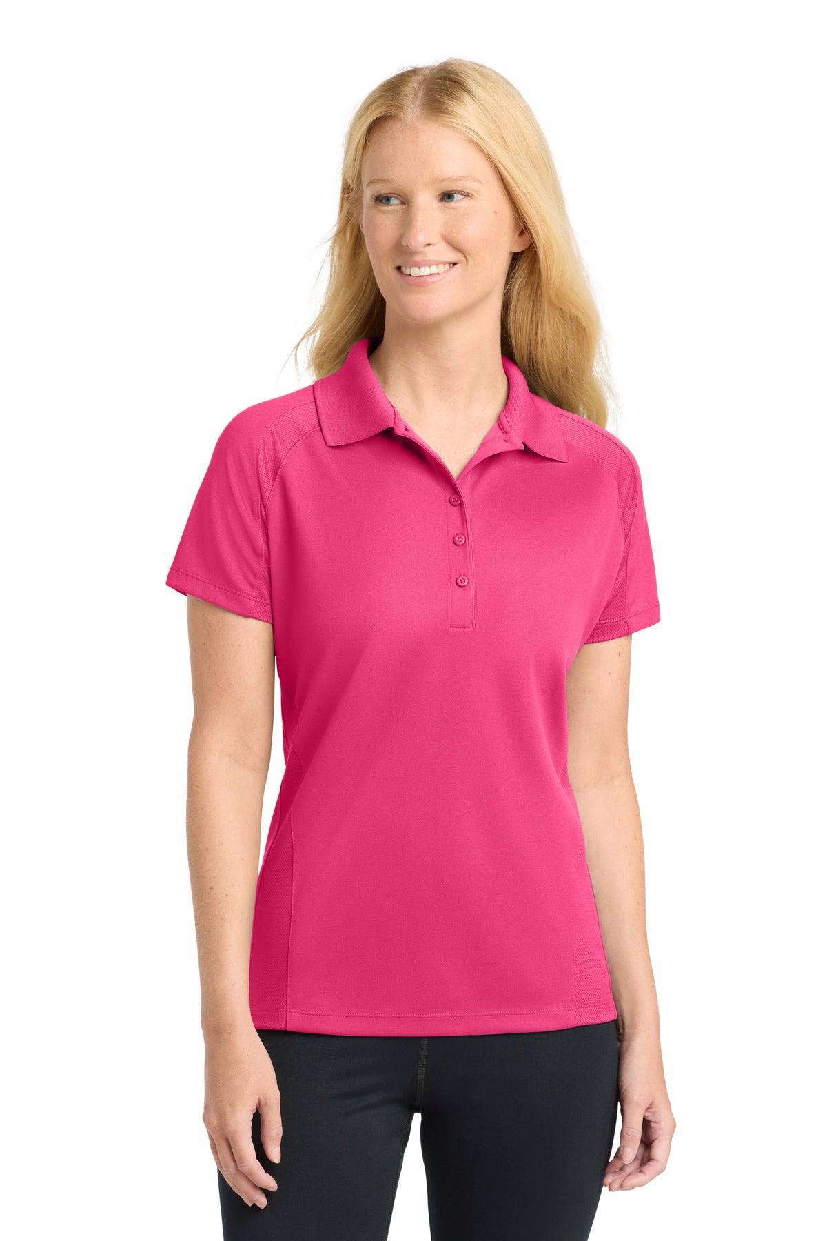 Sport-Tek   Women's Dri-Mesh   Pro Polo L474