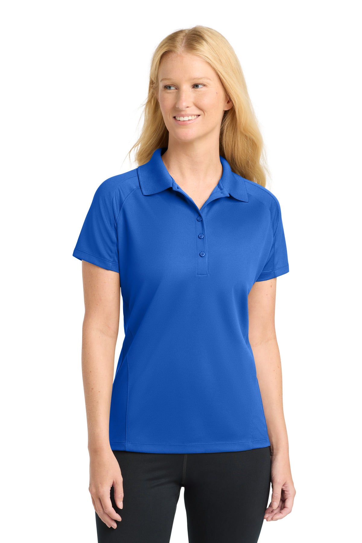 Sport-Tek   Women's Dri-Mesh   Pro Polo. L474