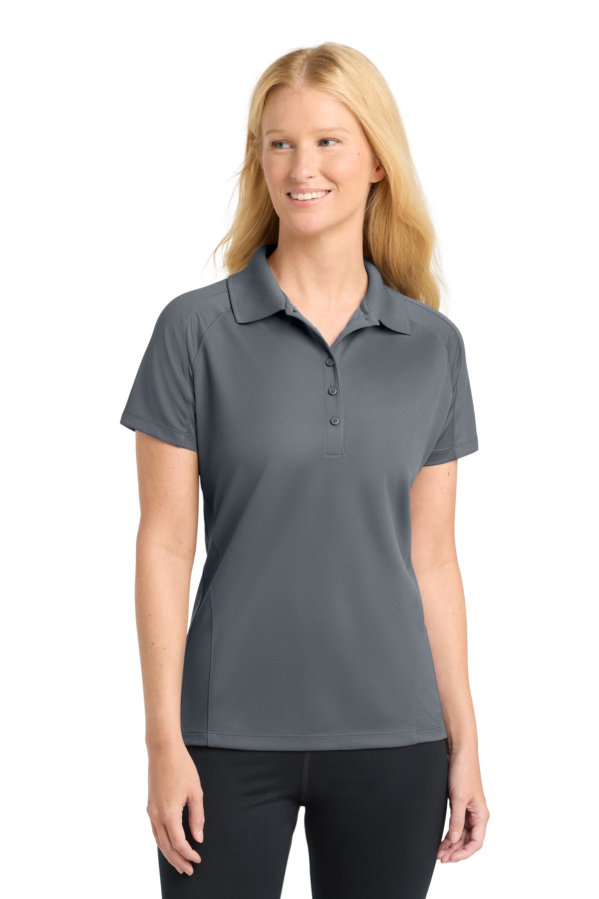 Sport-Tek   Women's Dri-Mesh   Pro Polo. L474