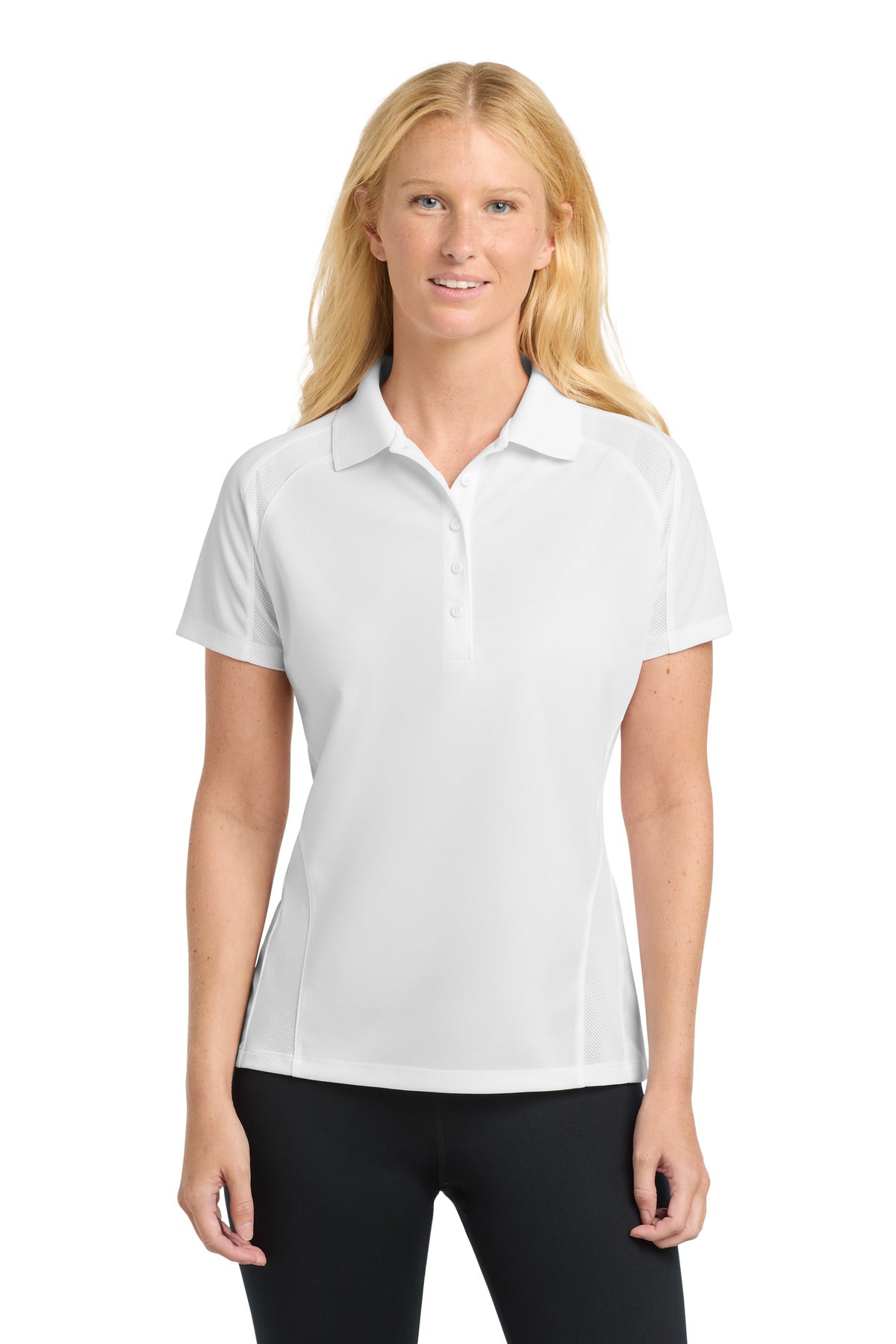 Sport-Tek   Women's Dri-Mesh   Pro Polo. L474