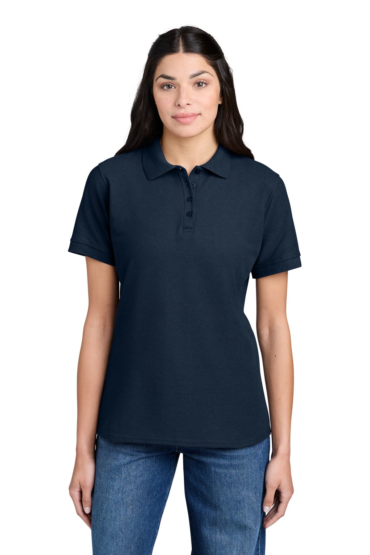 Port & Co ®  Women's Core Blend Pique Polo. LKP155 | Add Your Logo