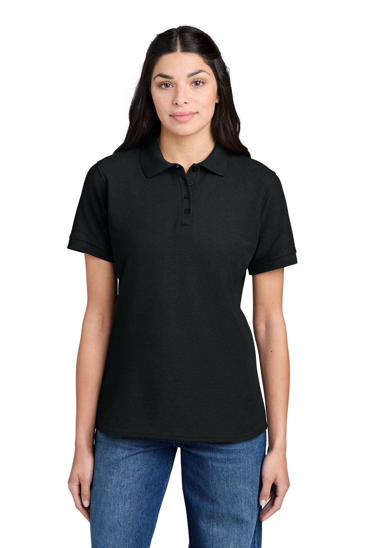 Port & Co ®  Women's Core Blend Pique Polo. LKP155 | Add Your Logo
