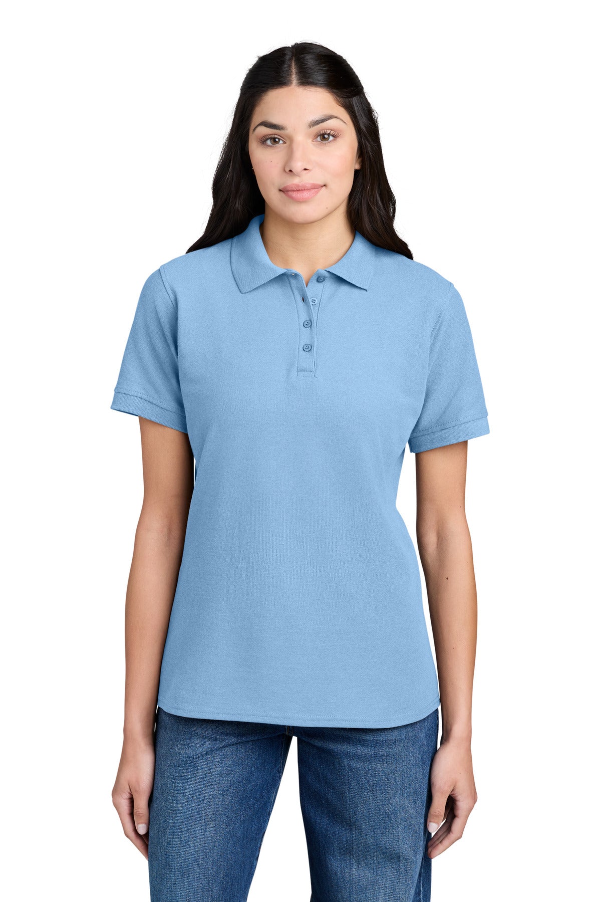 Port & Co ®  Women's Core Blend Pique Polo. LKP155 | Add Your Logo