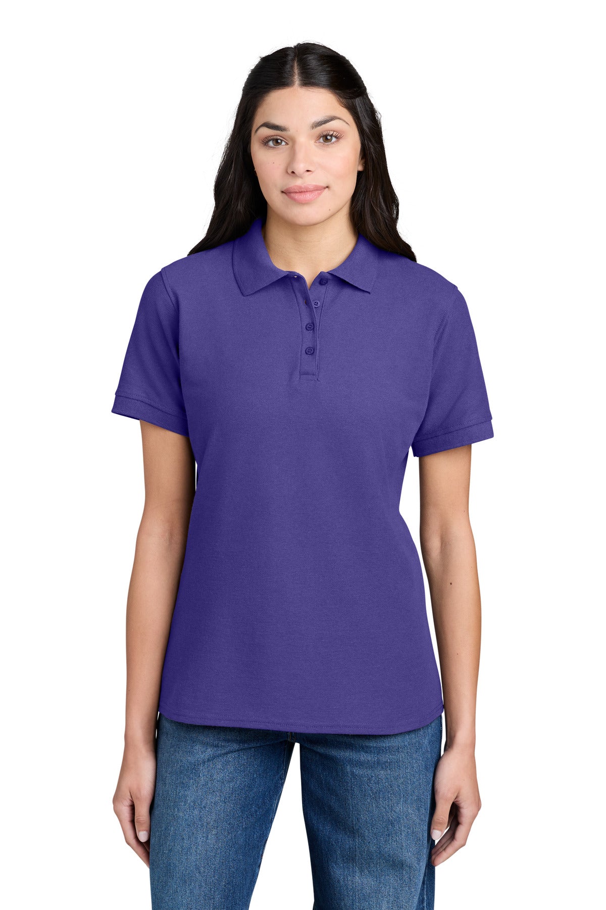 Port & Co ®  Women's Core Blend Pique Polo. LKP155 | Add Your Logo