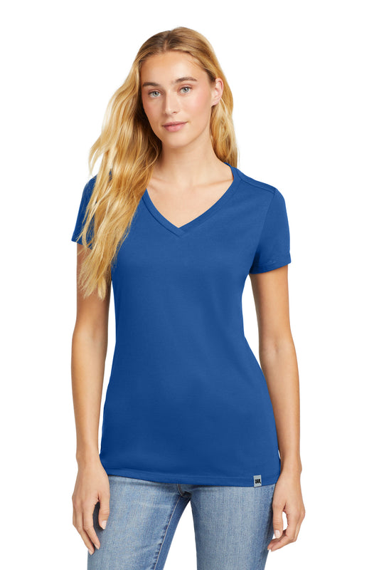 New Era    Women's Heritage Blend V-Neck Tee. LNEA101