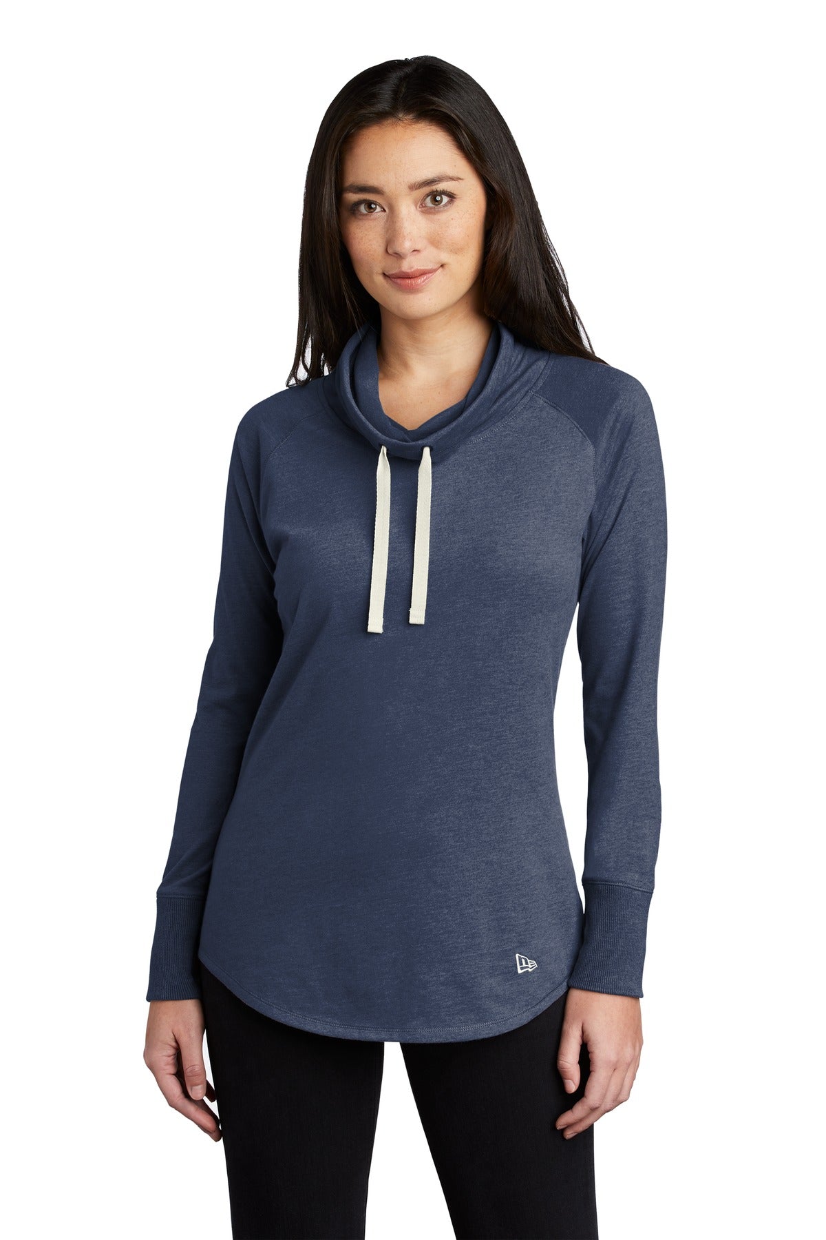 New Era    Women's Sueded Cotton Blend Cowl Tee LNEA123
