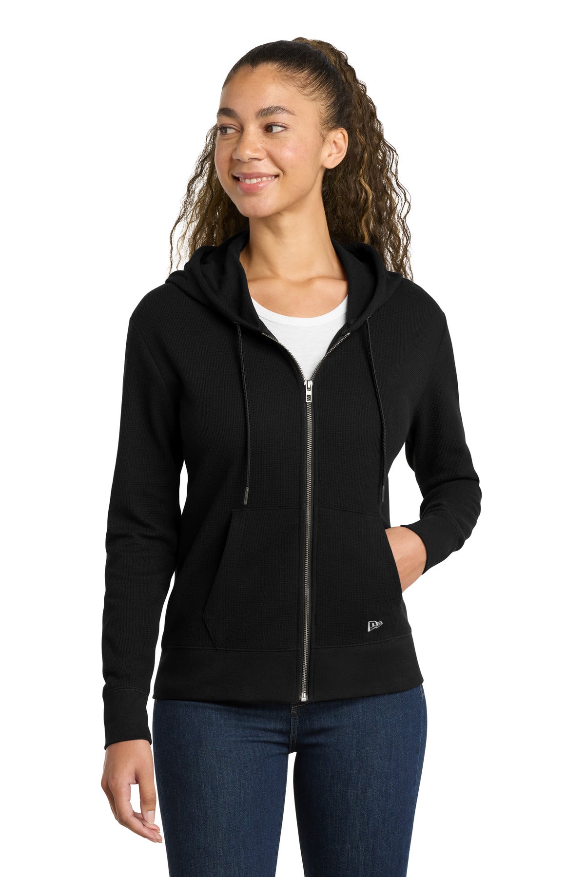 New Era ®  Women's Thermal Full-Zip Hoodie LNEA141 | Add Your Logo