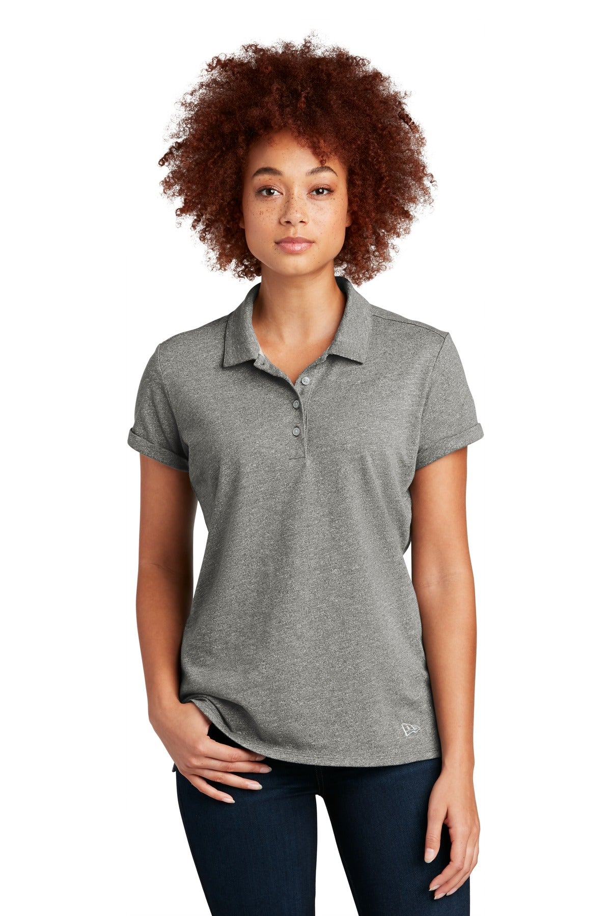 New Era  ®  Women's Slub Twist Polo LNEA301 | Add Your Logo