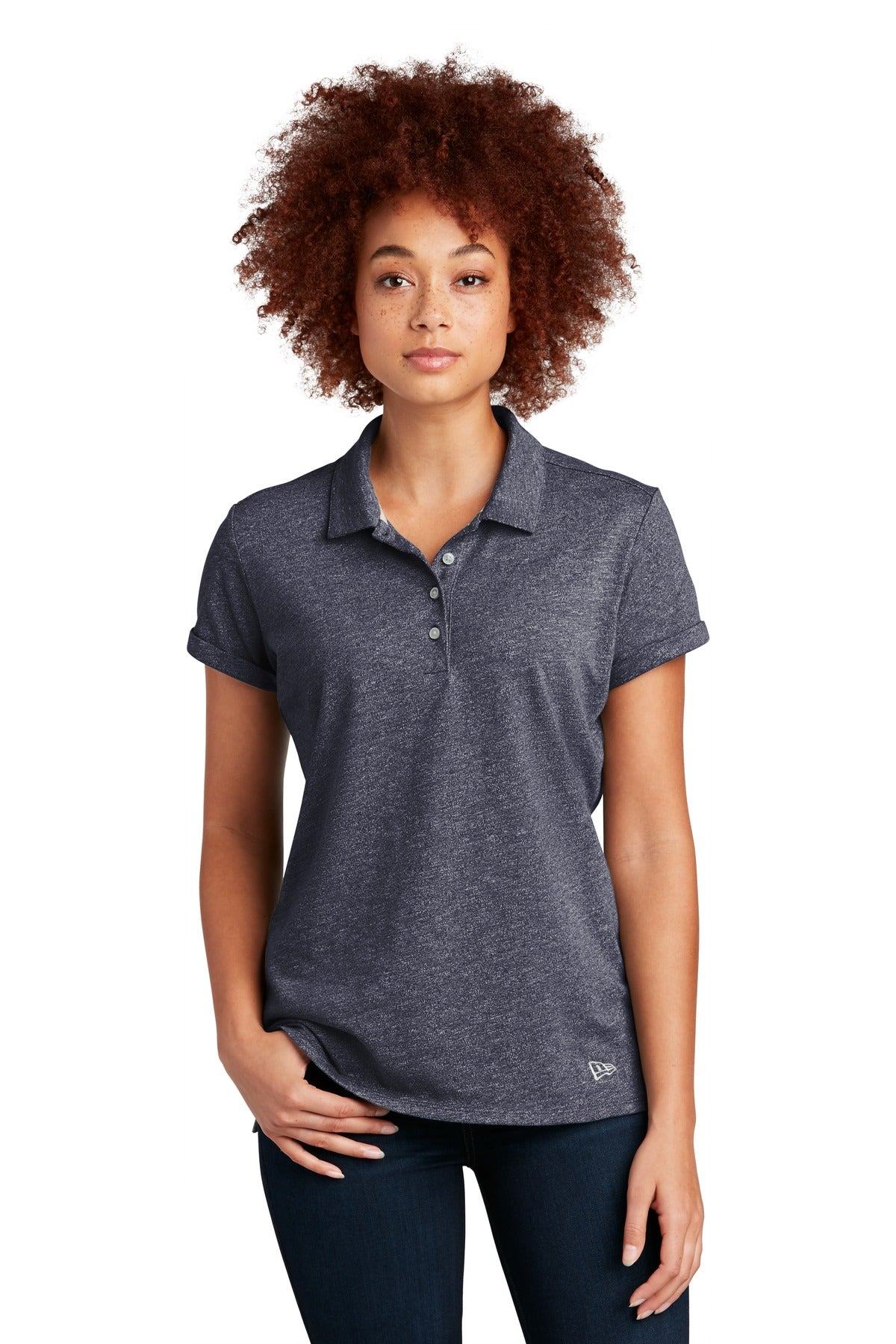 New Era  ®  Women's Slub Twist Polo LNEA301 | Add Your Logo