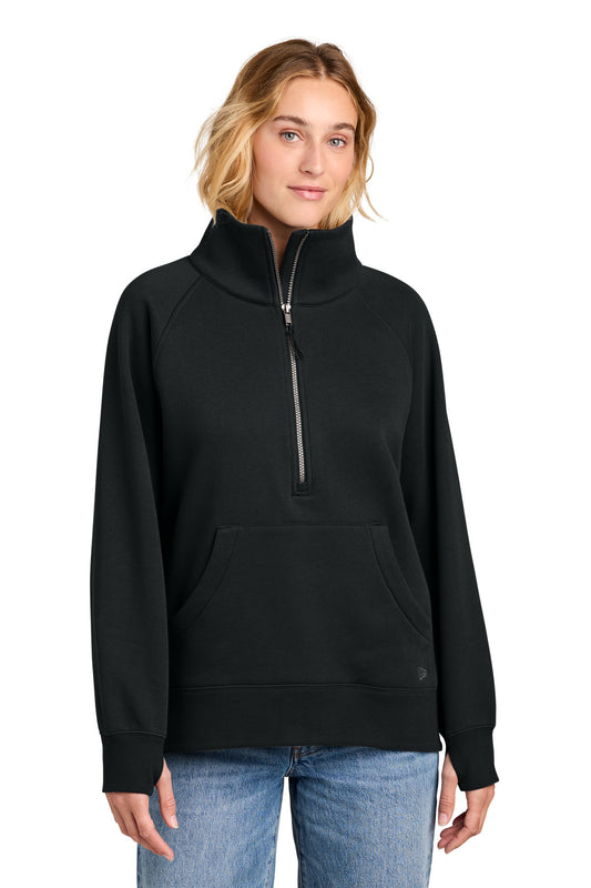 New Era ®  Women's Heritage Fleece 1/2-Zip LNEA528 | Add Your Logo