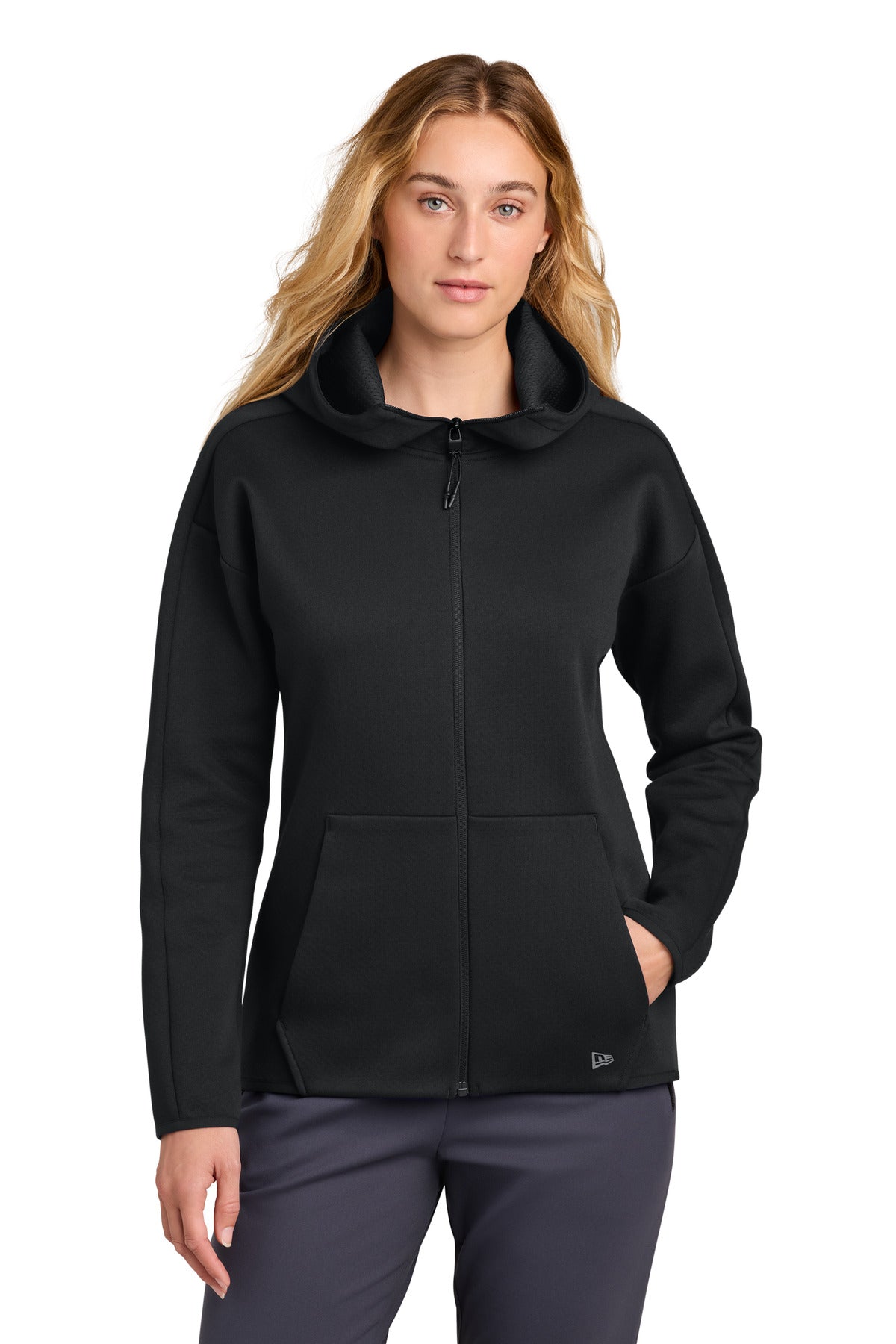 New Era ®  Women's Double Back Full-Zip Hoodie LNEA566 | Add Your Logo
