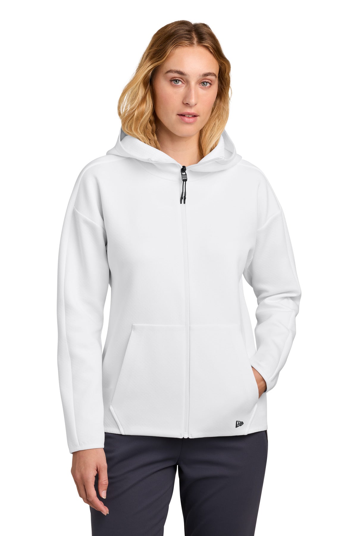New Era ®  Women's Double Back Full-Zip Hoodie LNEA566 | Add Your Logo