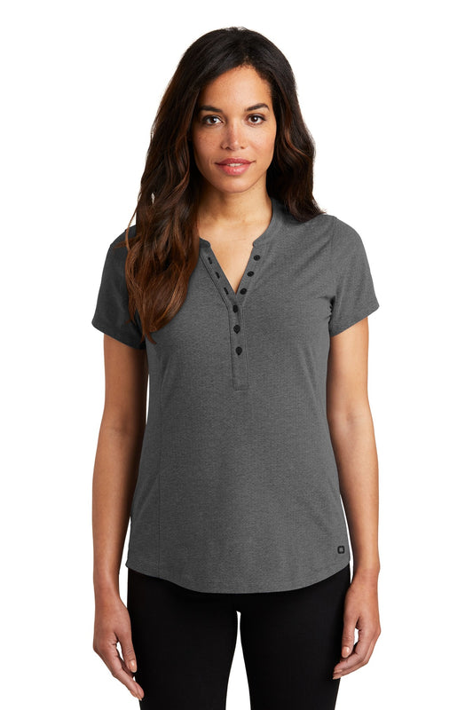 OGIO  ®   Women's Tread Henley. LOG136 | Add Your Logo