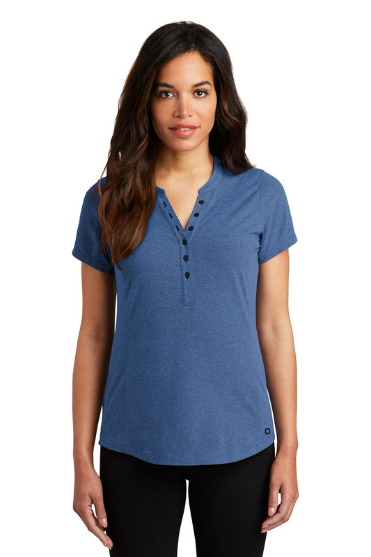 OGIO  ®   Women's Tread Henley. LOG136 | Add Your Logo
