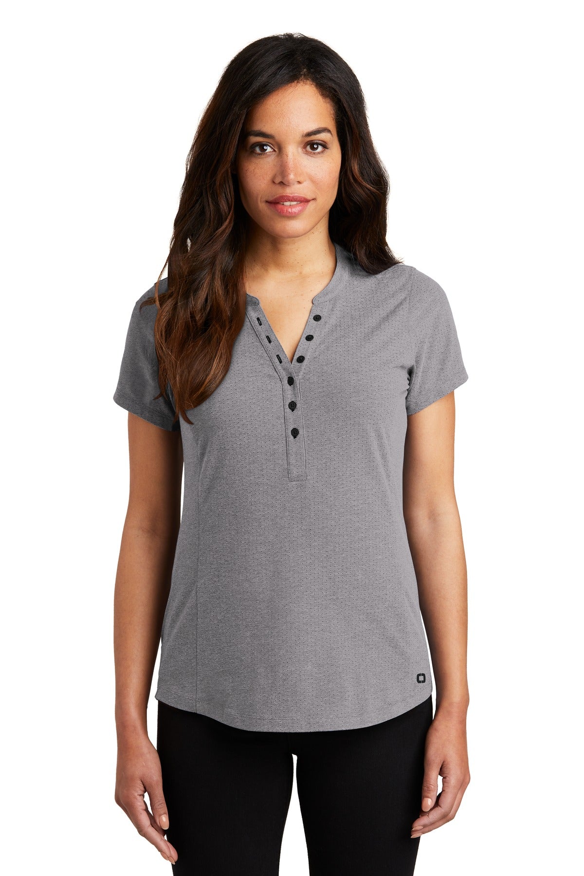 OGIO  ®   Women's Tread Henley. LOG136 | Add Your Logo