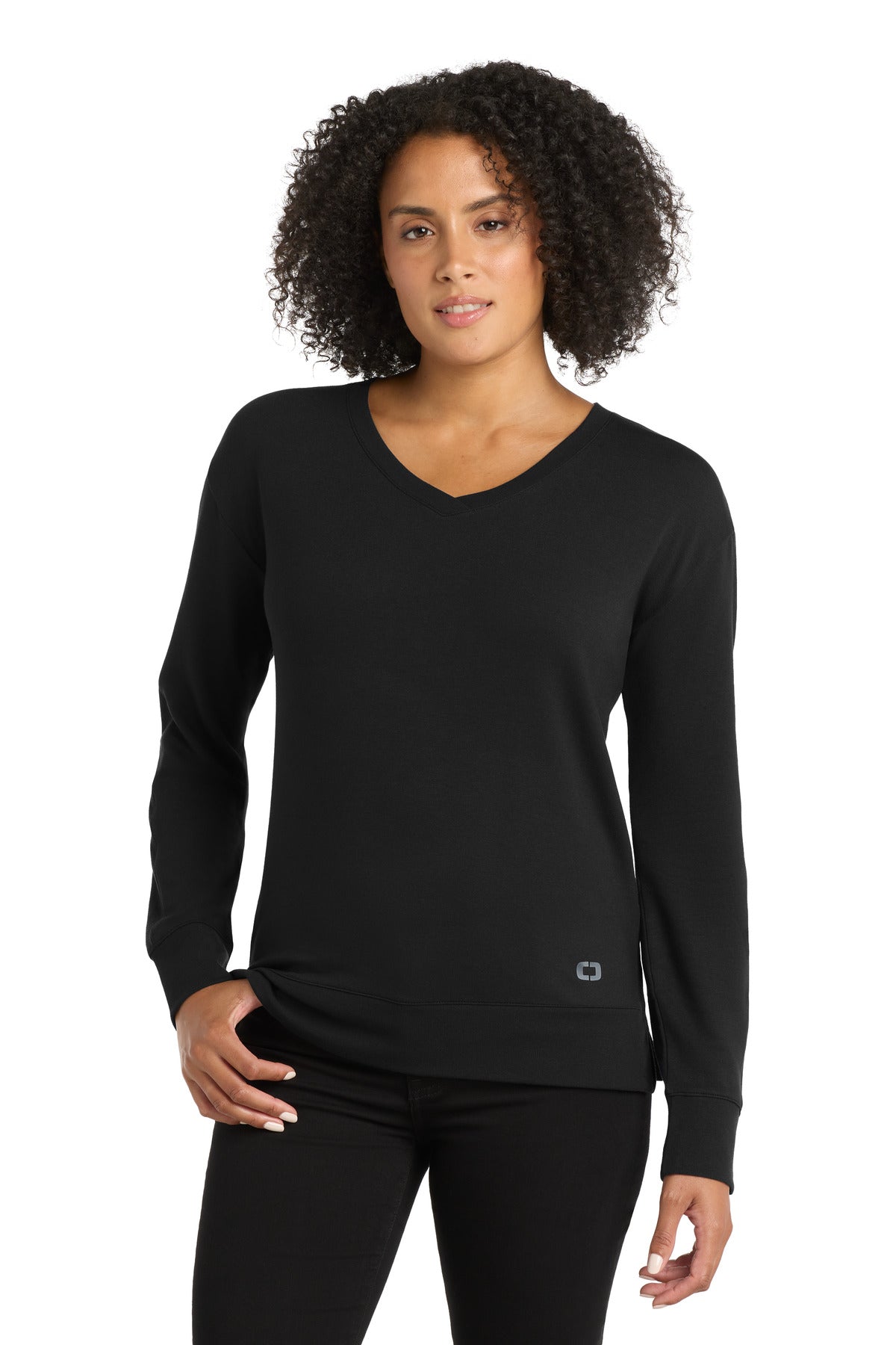 OGIO   Women's Luuma Flex Long Sleeve V-Neck LOG825