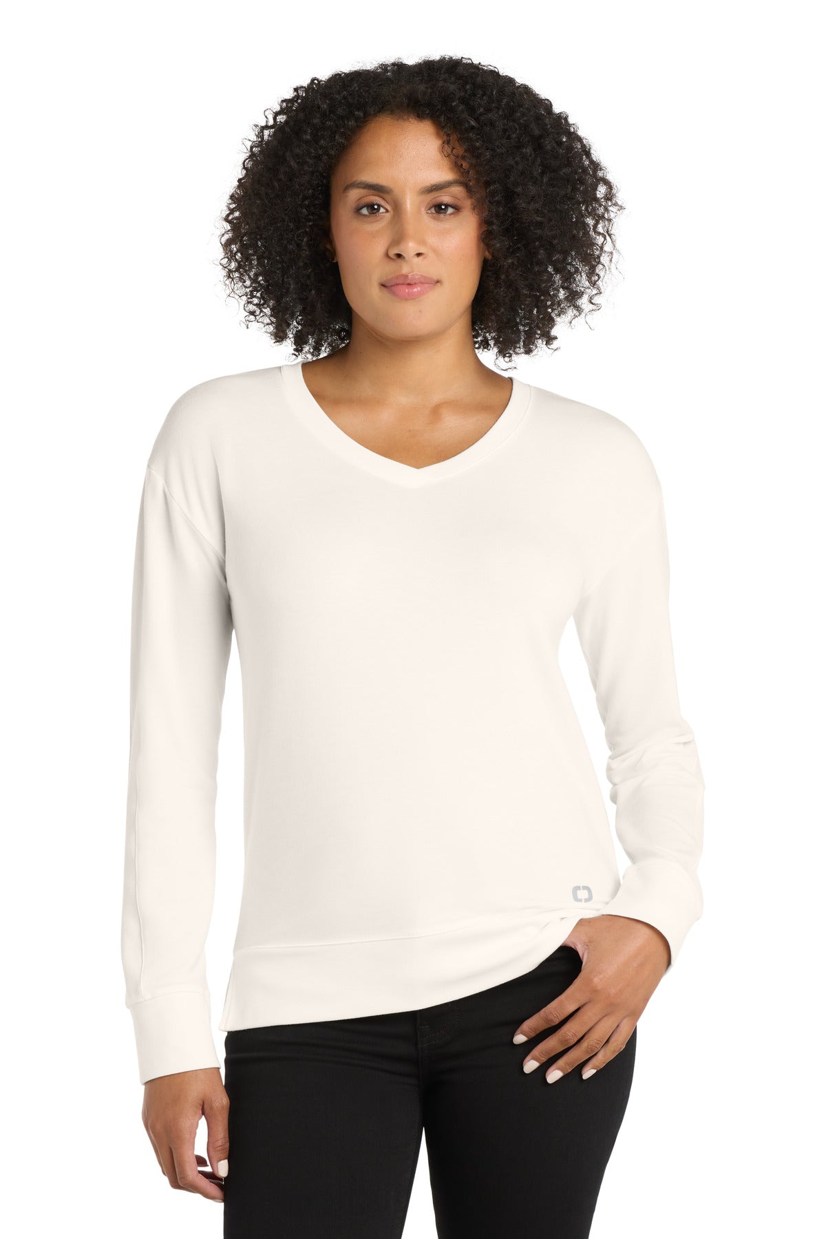 OGIO   Women's Luuma Flex Long Sleeve V-Neck LOG825