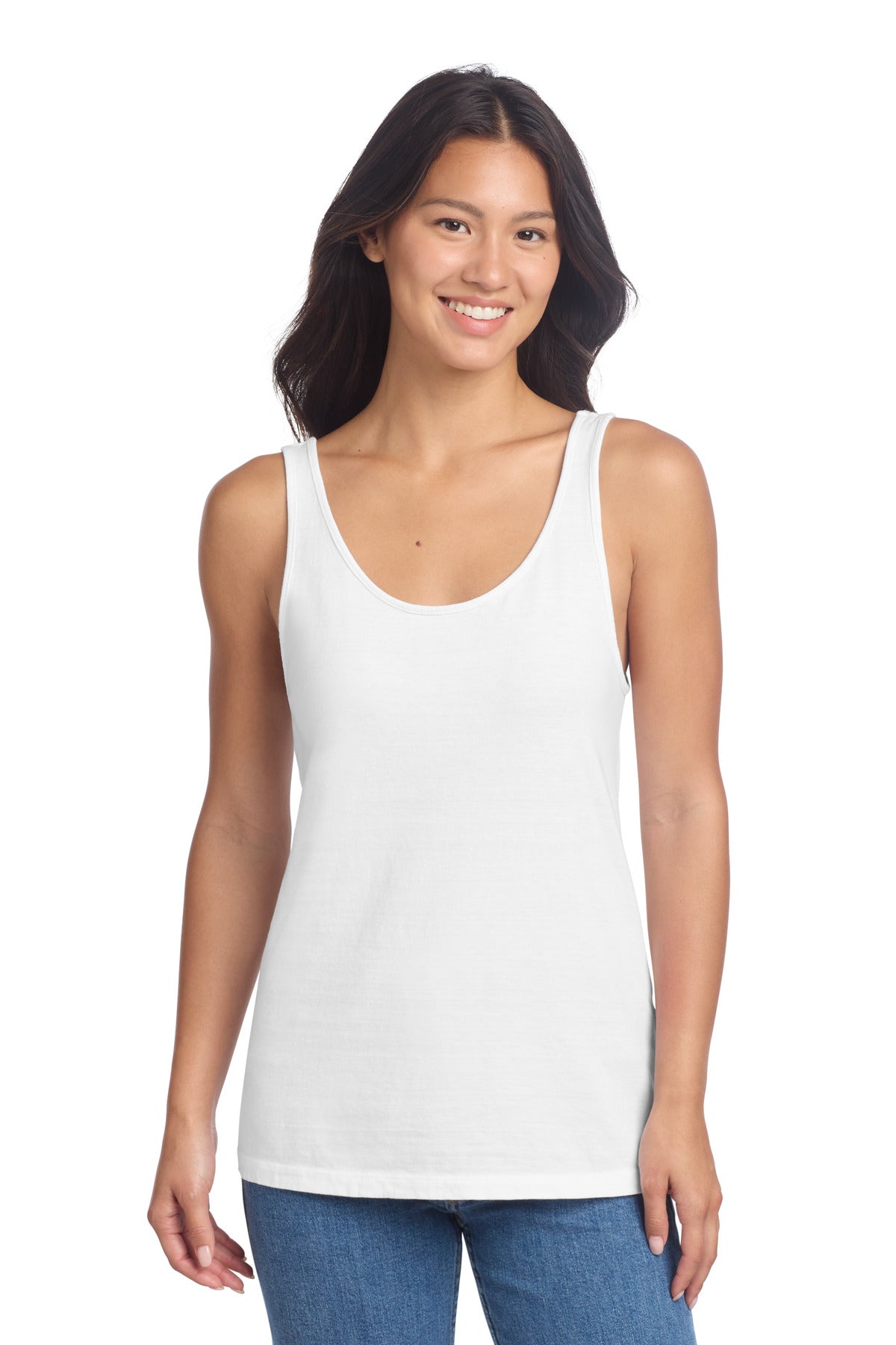 Port & Co ®  Women's Beach Wash ®  Garment-Dyed Tank LPC099TT | Add Your Logo