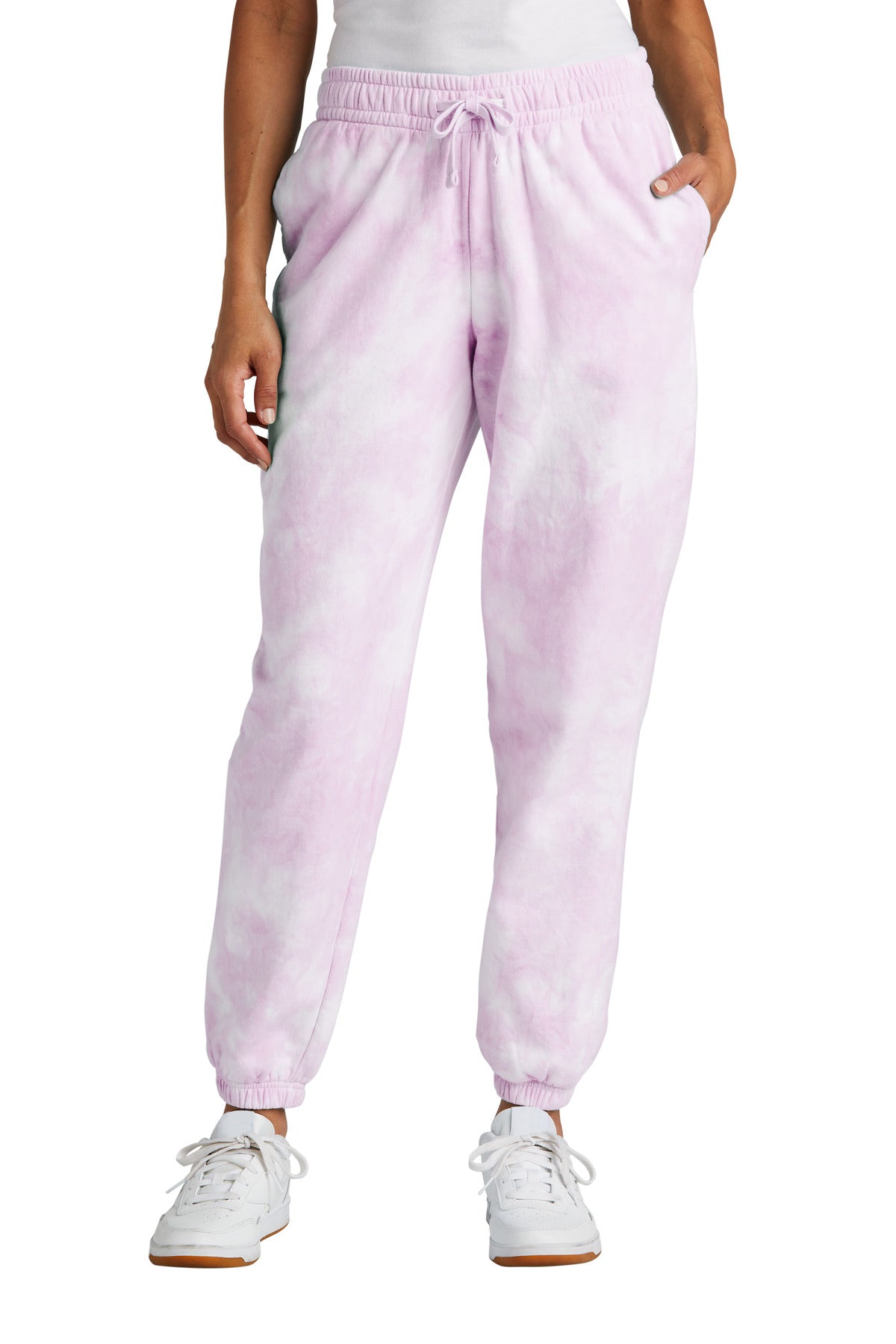 Port & Co ®  Women's Beach Wash ®  Cloud Tie-Dye Sweatpant LPC140P | Add Your Logo