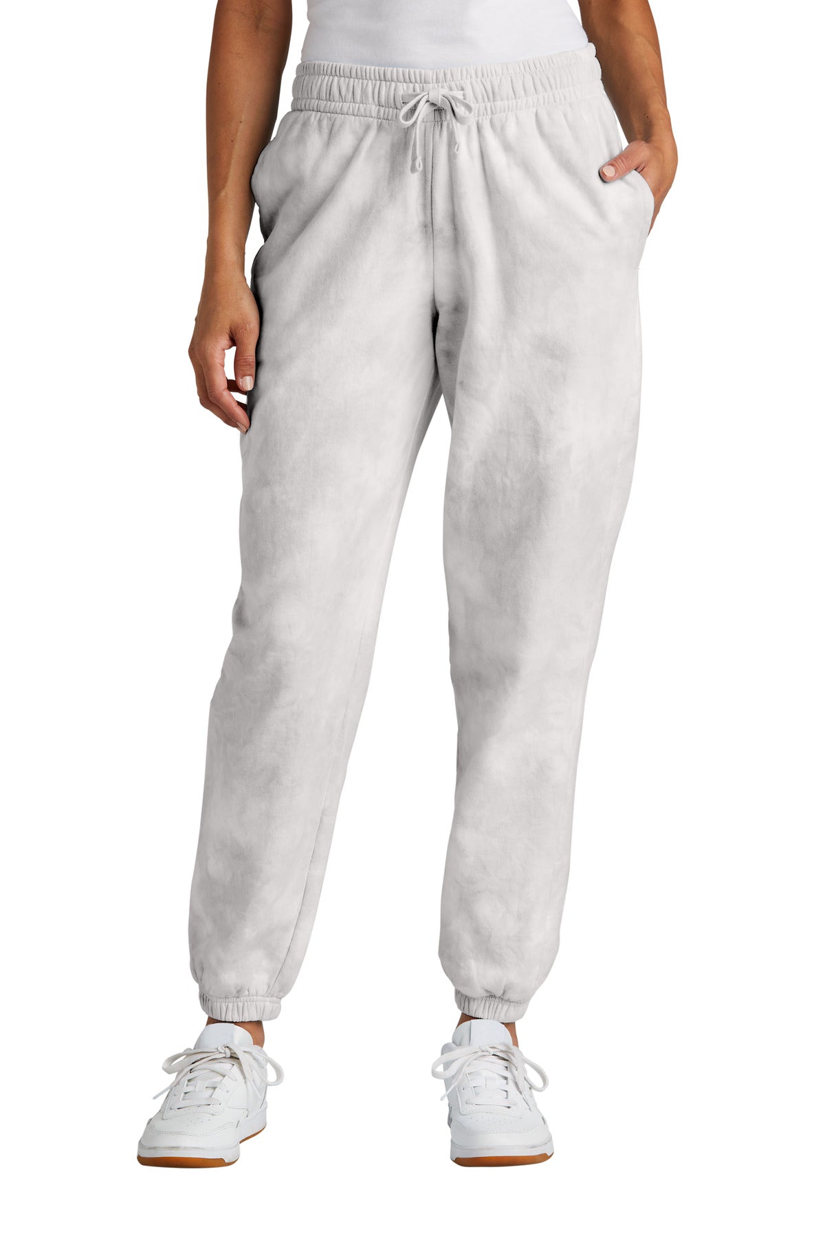 Port & Co ®  Women's Beach Wash ®  Cloud Tie-Dye Sweatpant LPC140P | Add Your Logo