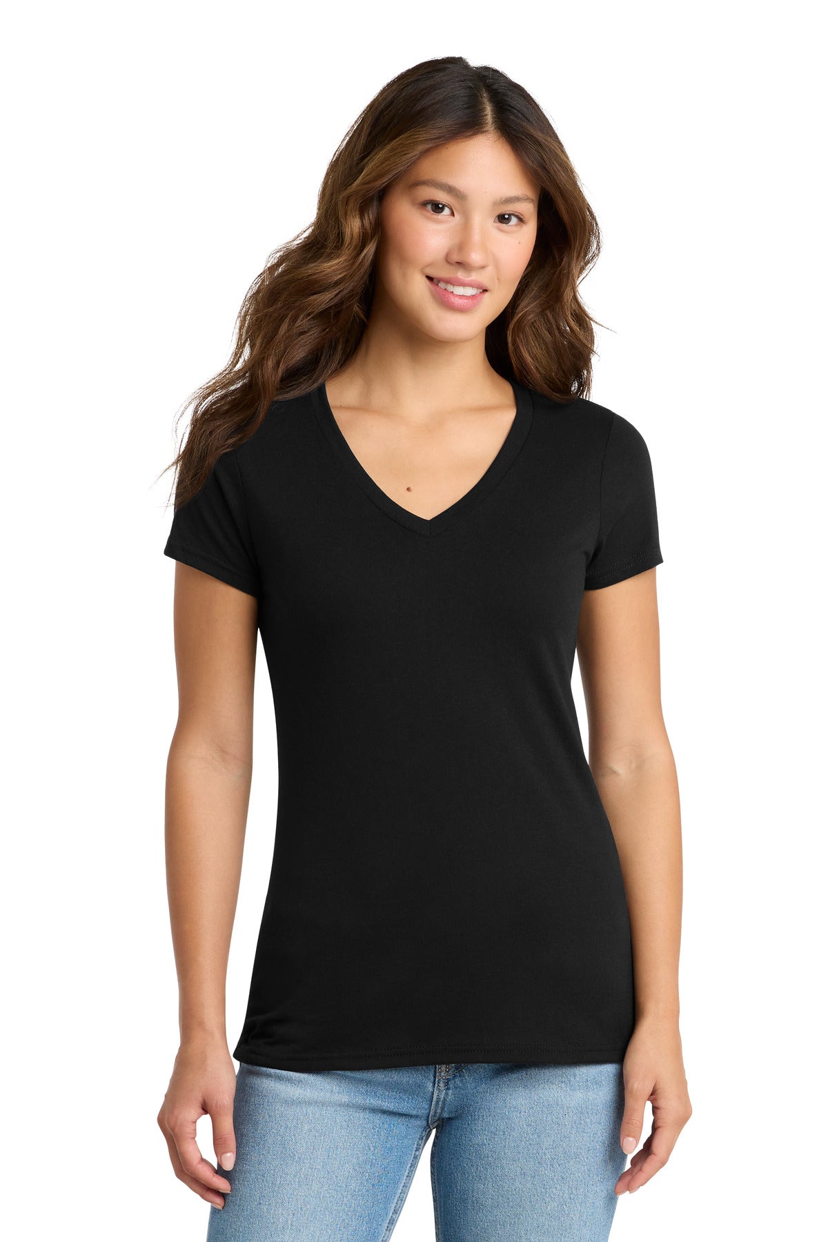 Port & Co ®  Women's Tri-Blend V-Neck Tee. LPC330V | Add Your Logo